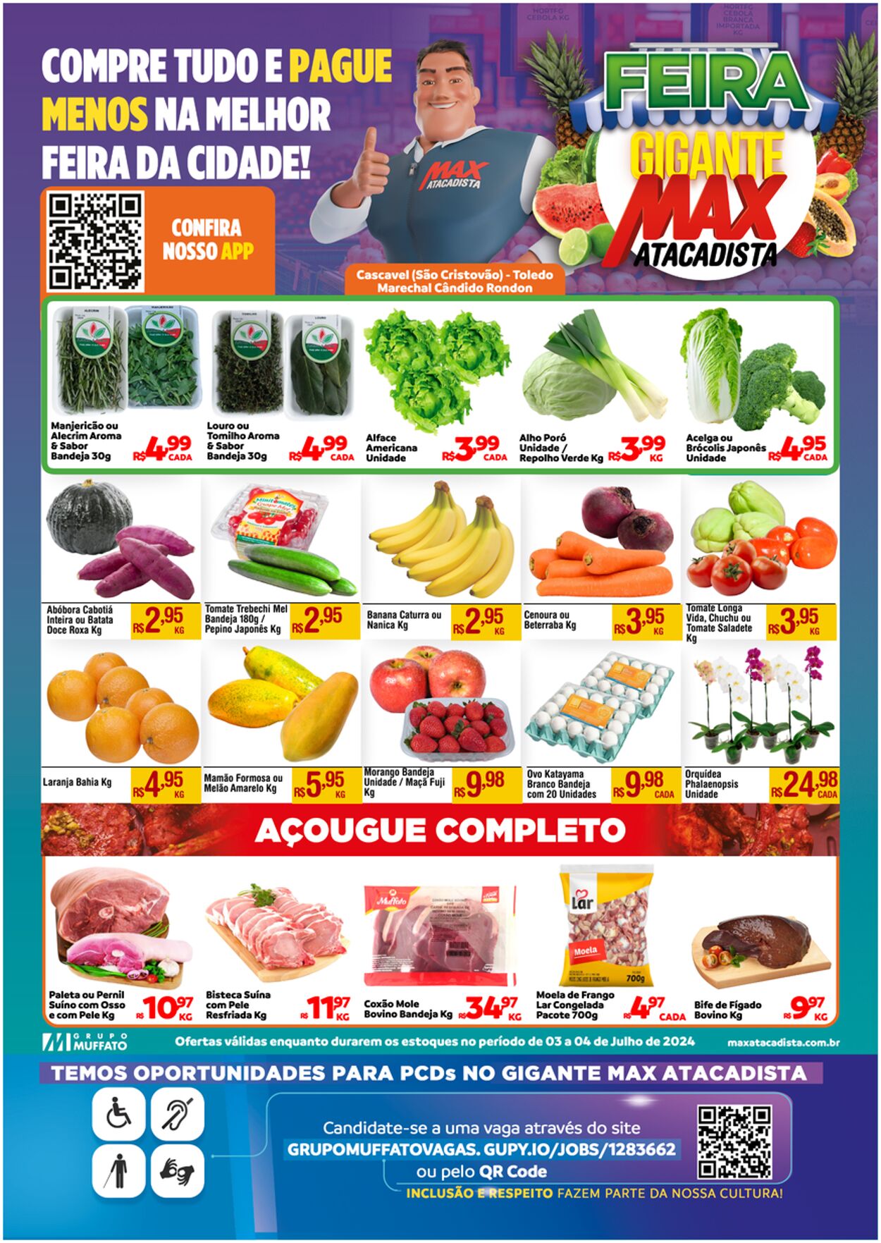 Folheto Max Atacadista 01.07.2024 - 06.07.2024