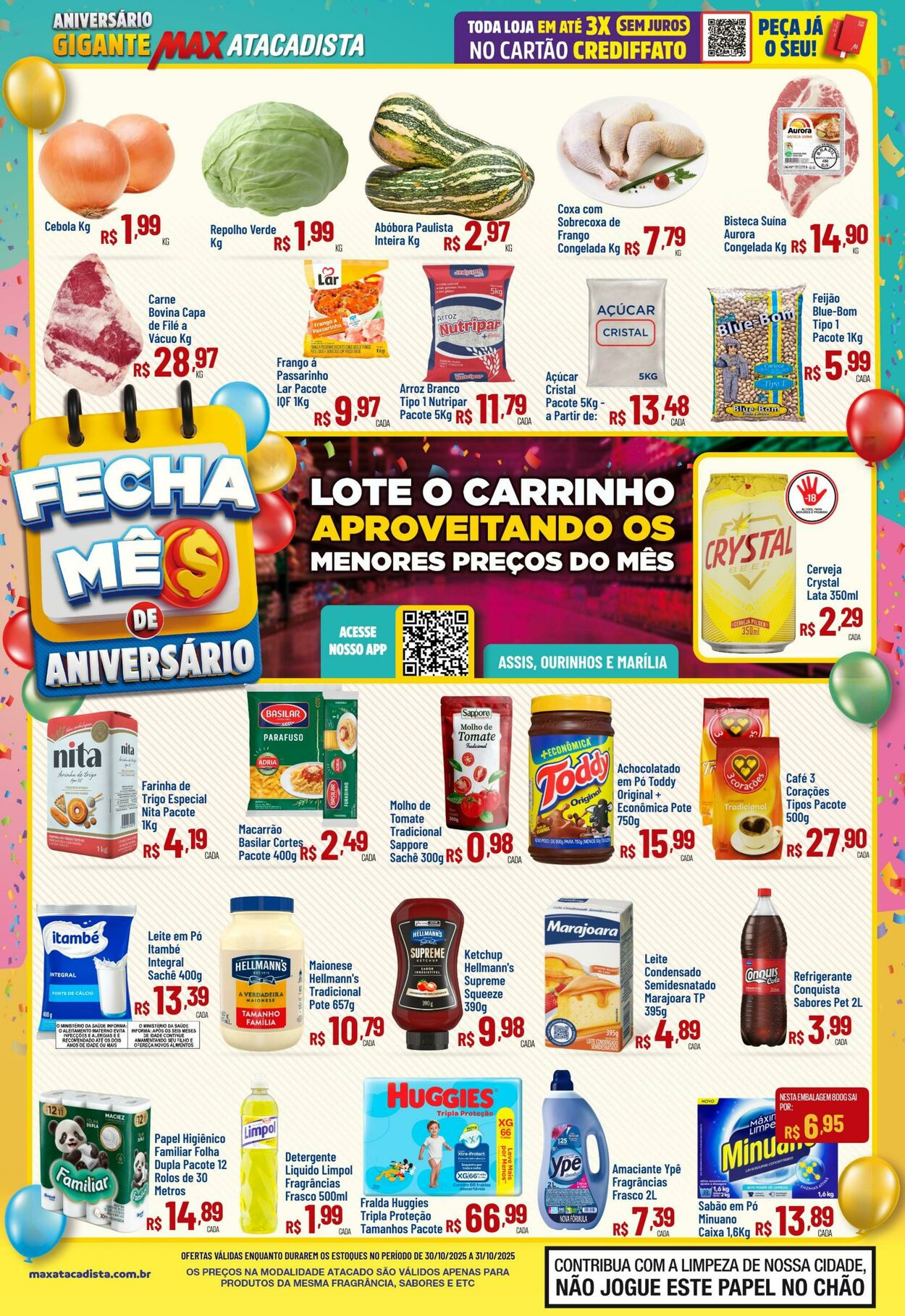 Folheto Max Atacadista 27.10.2025 - 01.11.2025