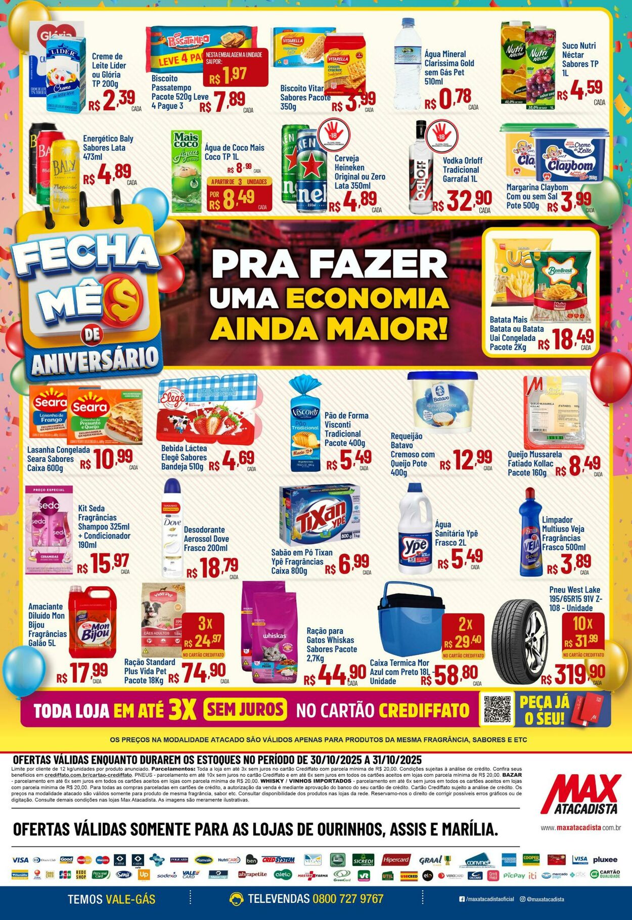 Folheto Max Atacadista 27.10.2025 - 01.11.2025