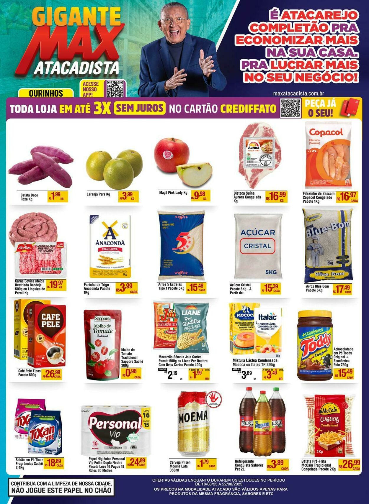 Folheto Max Atacadista 18.08.2025 - 23.08.2025