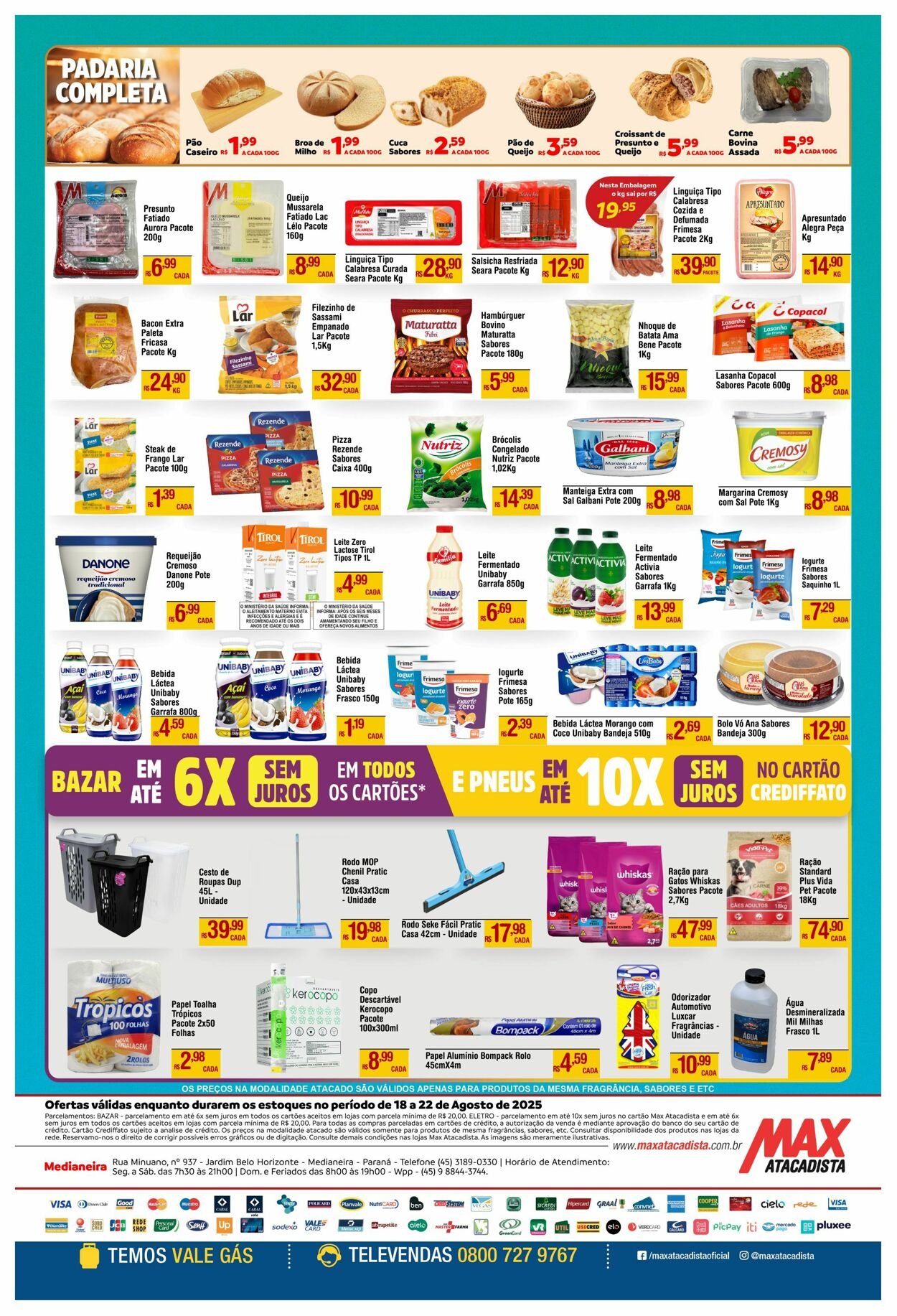 Folheto Max Atacadista 18.08.2025 - 23.08.2025