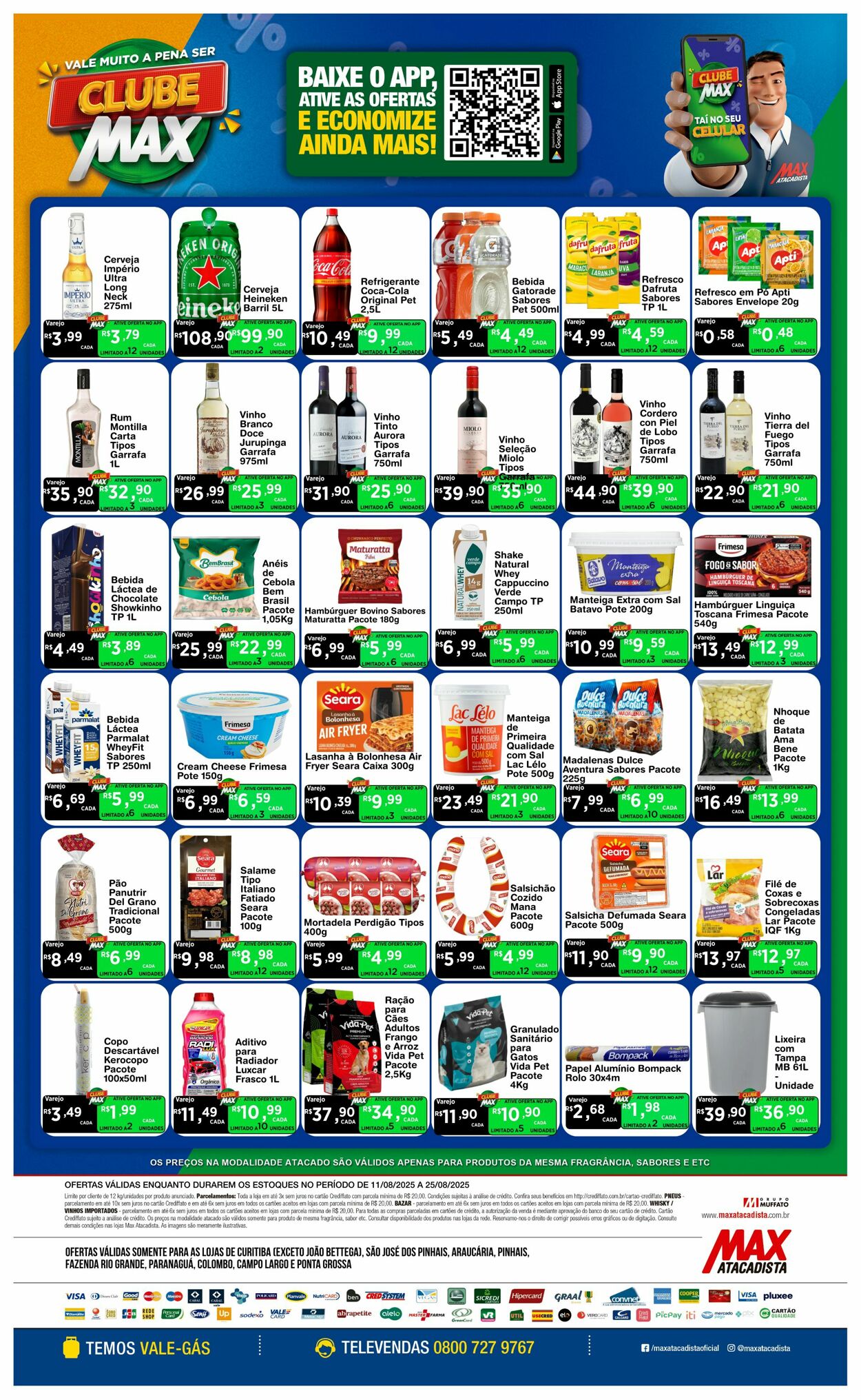 Folheto Max Atacadista 11.08.2025 - 16.08.2025