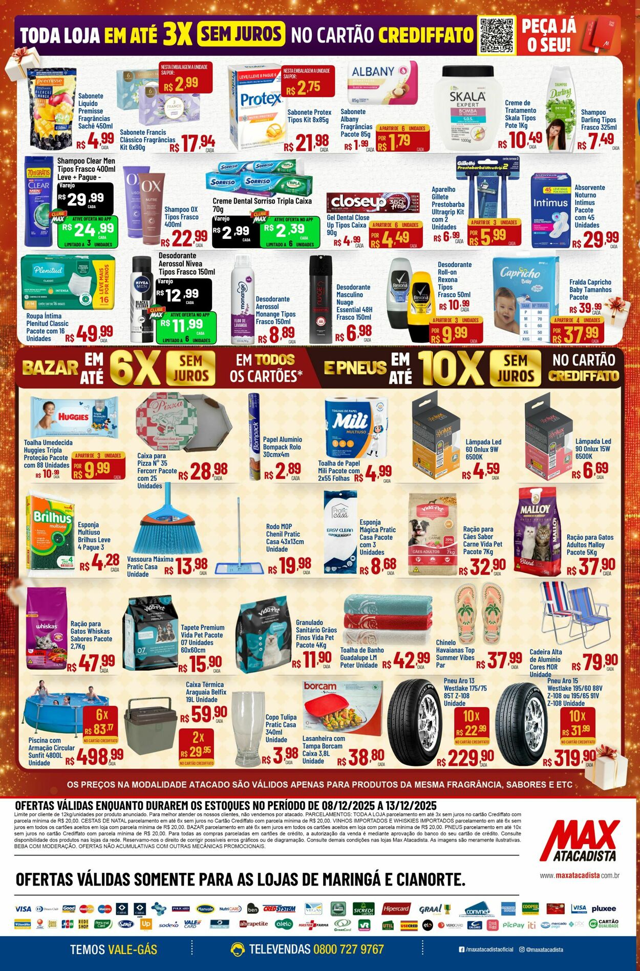 Folheto Max Atacadista 08.12.2025 - 13.12.2025