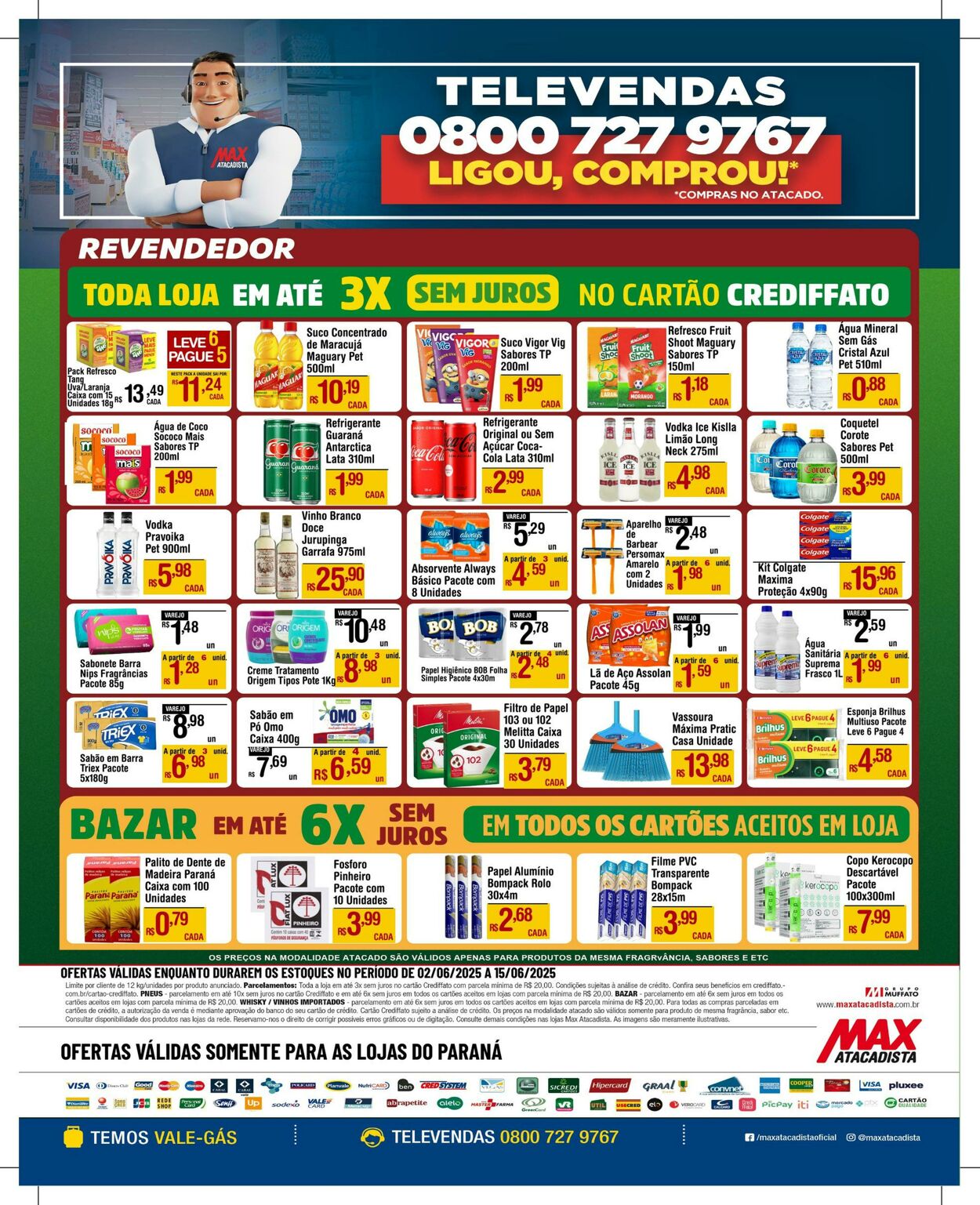 Folheto Max Atacadista 02.06.2025 - 07.06.2025
