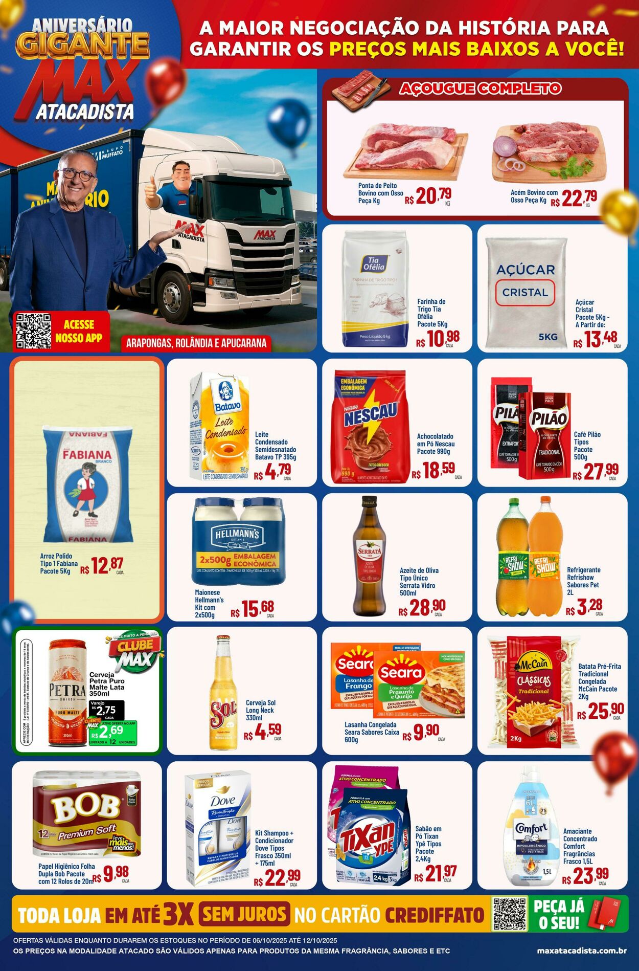 Folheto Max Atacadista 06.10.2025 - 11.10.2025