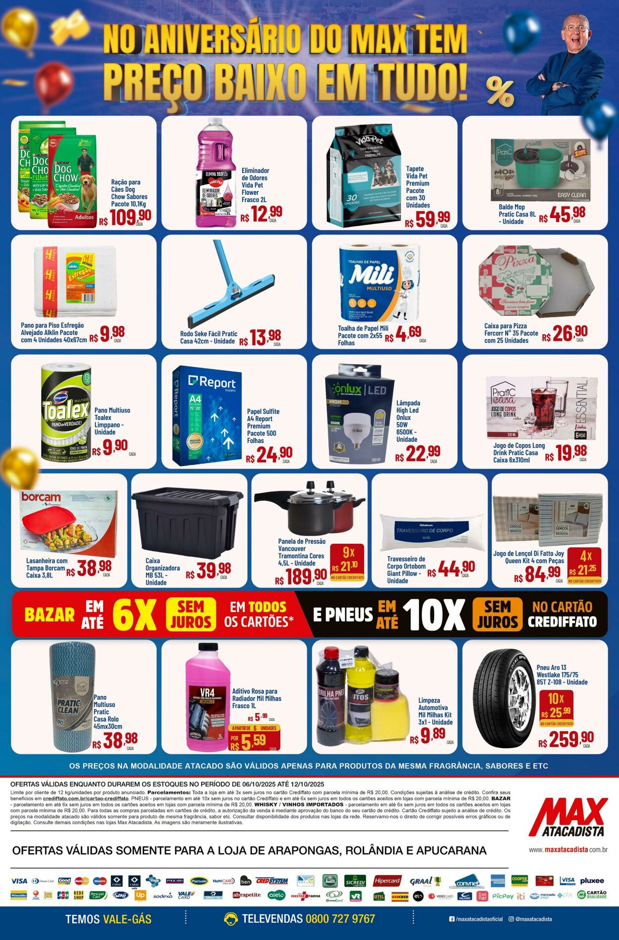 Folheto Max Atacadista 06.10.2025 - 11.10.2025