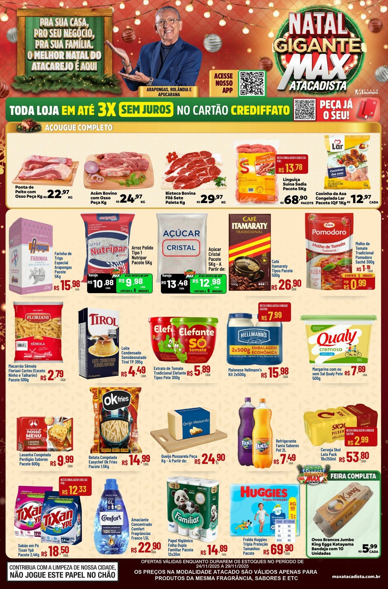 Folheto Max Atacadista 24.11.2025 - 29.11.2025