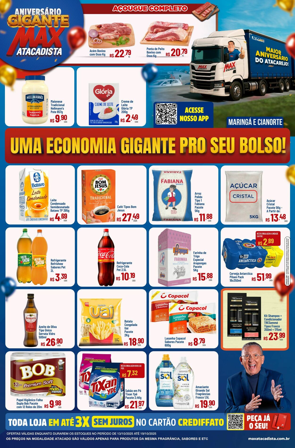 Folheto Max Atacadista 13.10.2025 - 18.10.2025