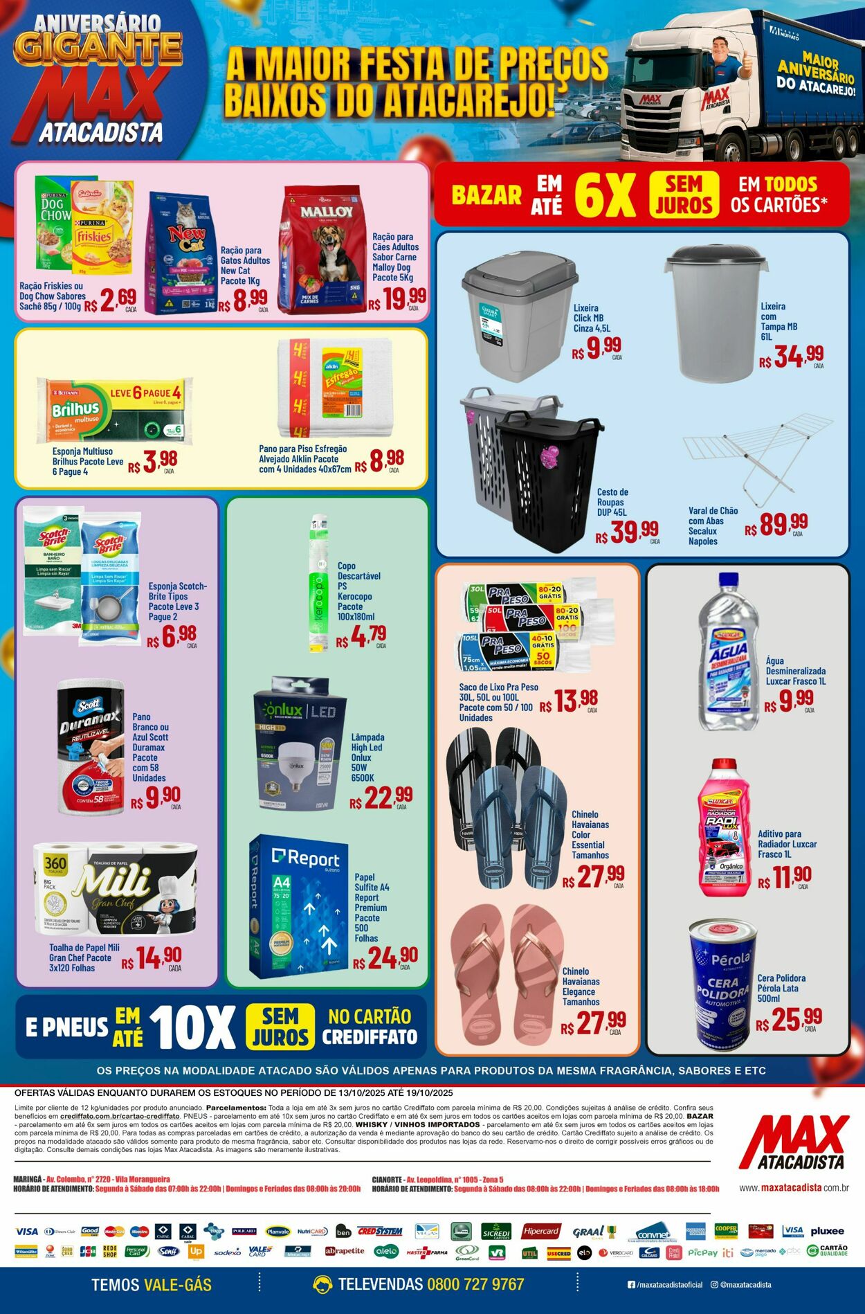 Folheto Max Atacadista 13.10.2025 - 18.10.2025