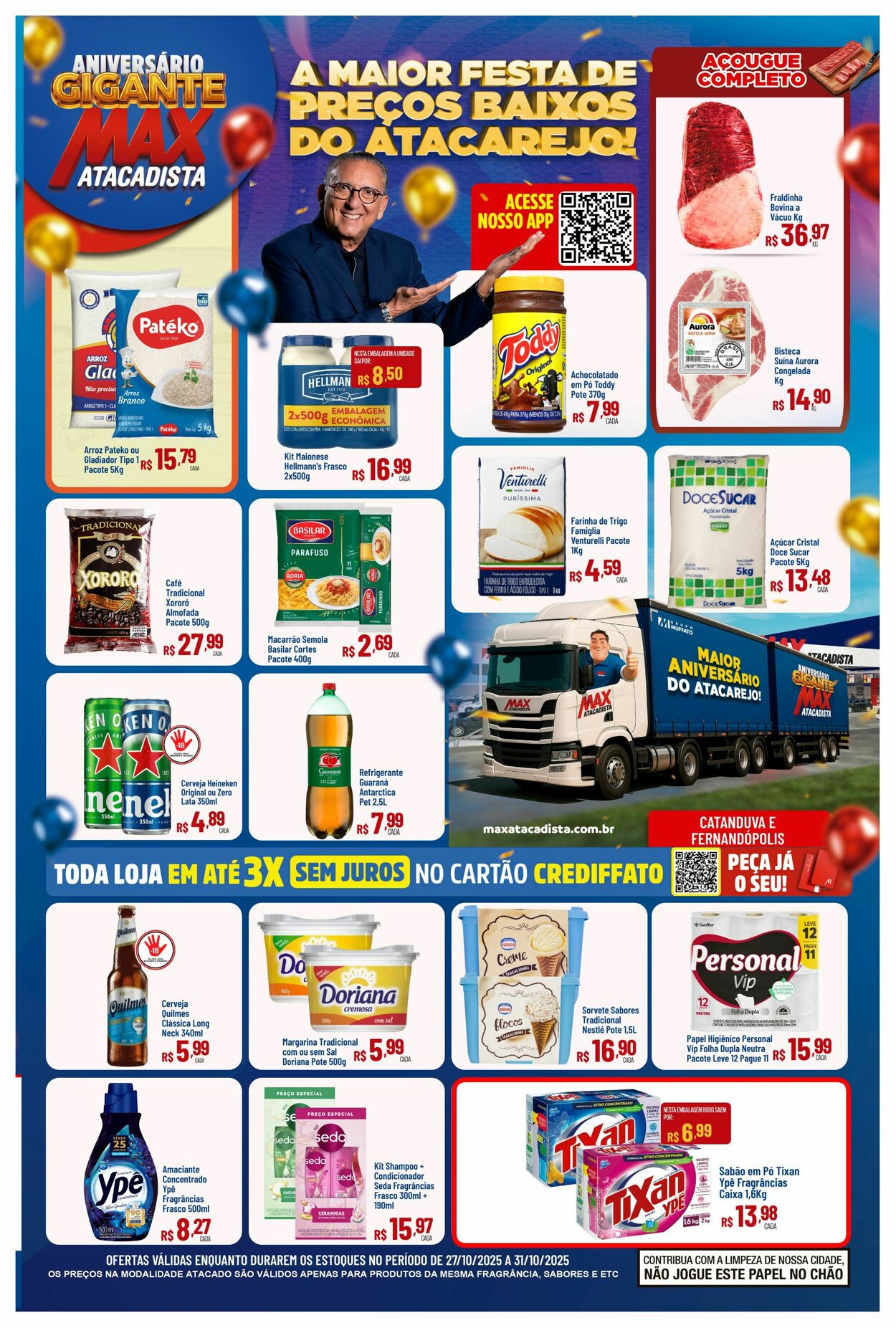 Folheto Max Atacadista 27.10.2025 - 01.11.2025