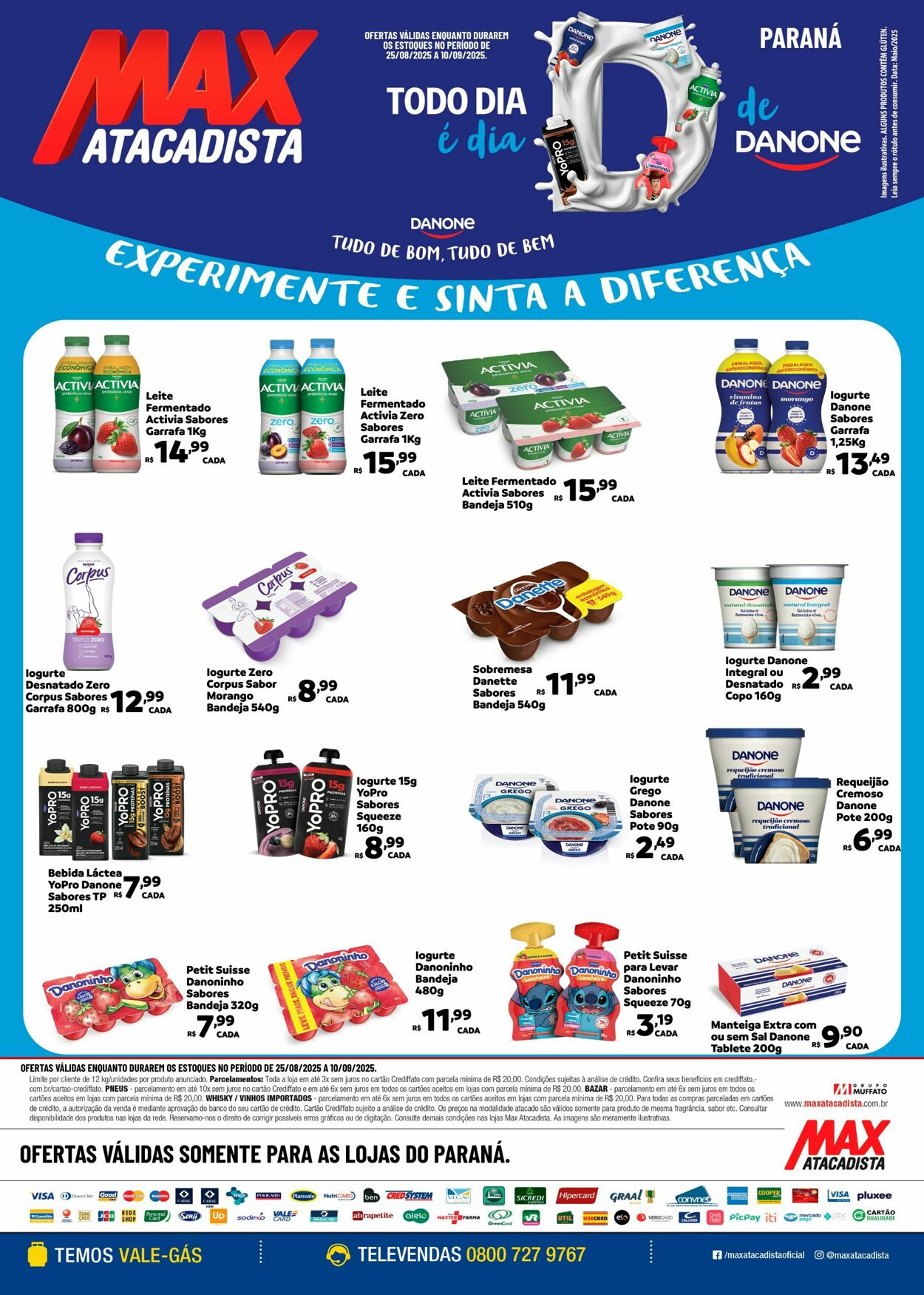 Folheto Max Atacadista 25.08.2025 - 30.08.2025