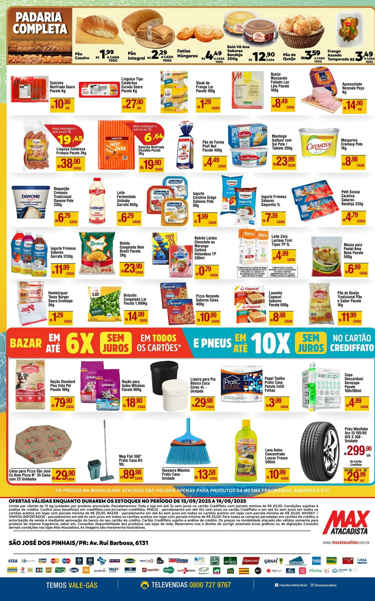 Folheto Max Atacadista 15.09.2025 - 20.09.2025
