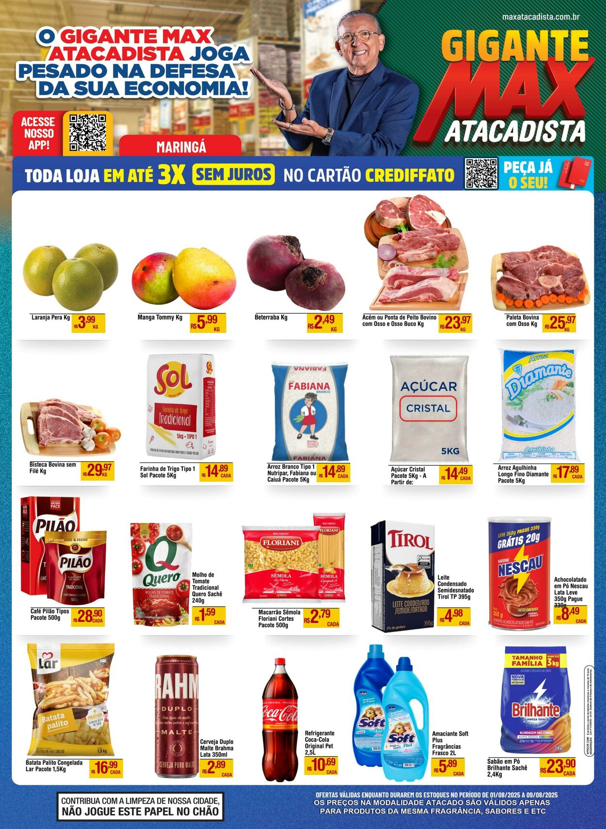 Folheto Max Atacadista 04.08.2025 - 09.08.2025