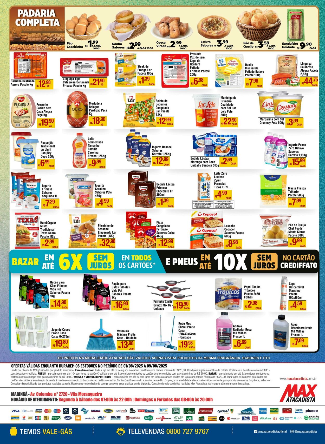 Folheto Max Atacadista 04.08.2025 - 09.08.2025