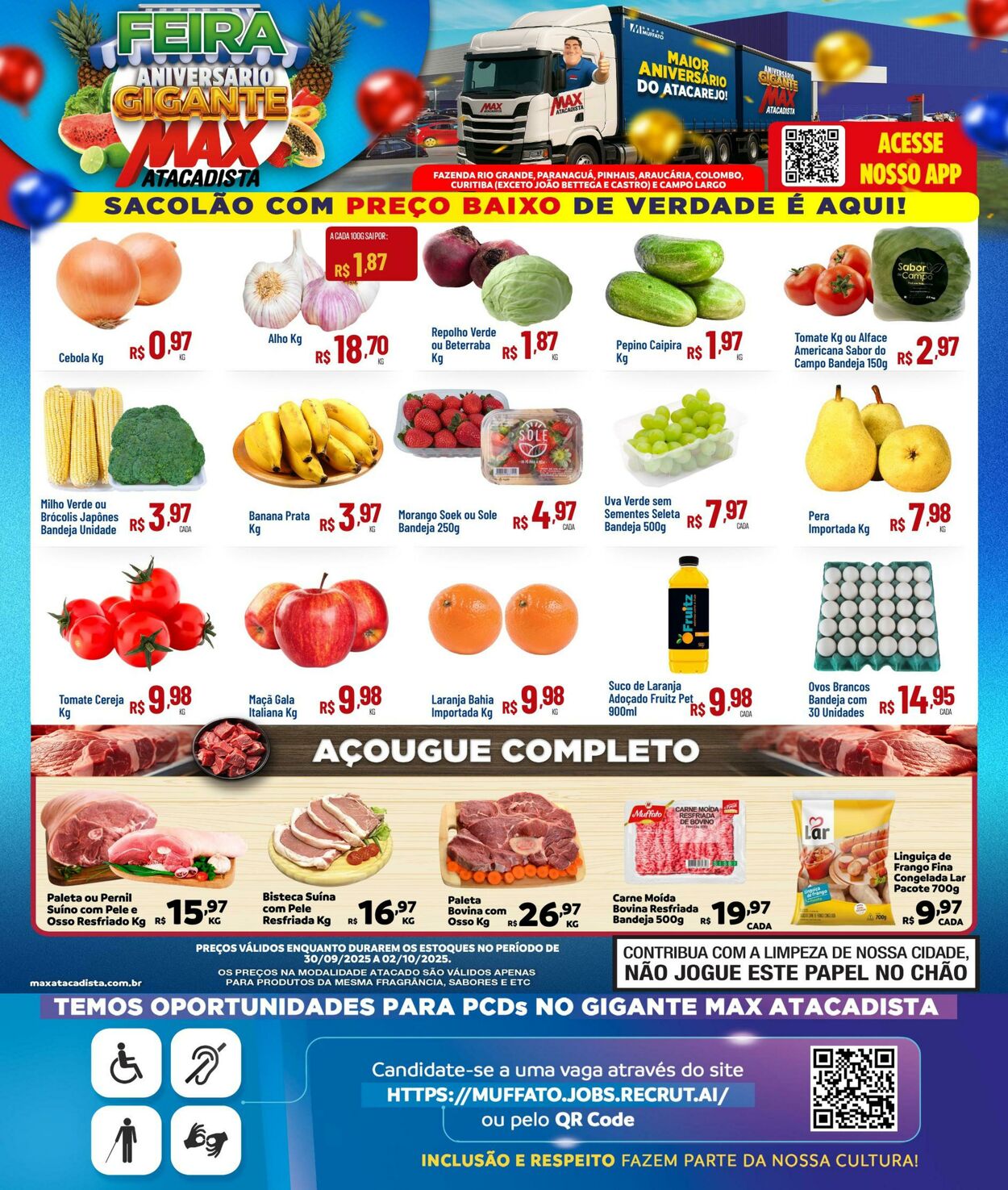Folheto Max Atacadista 29.09.2025 - 04.10.2025