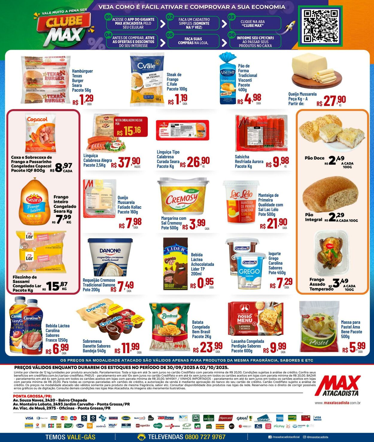 Folheto Max Atacadista 29.09.2025 - 04.10.2025
