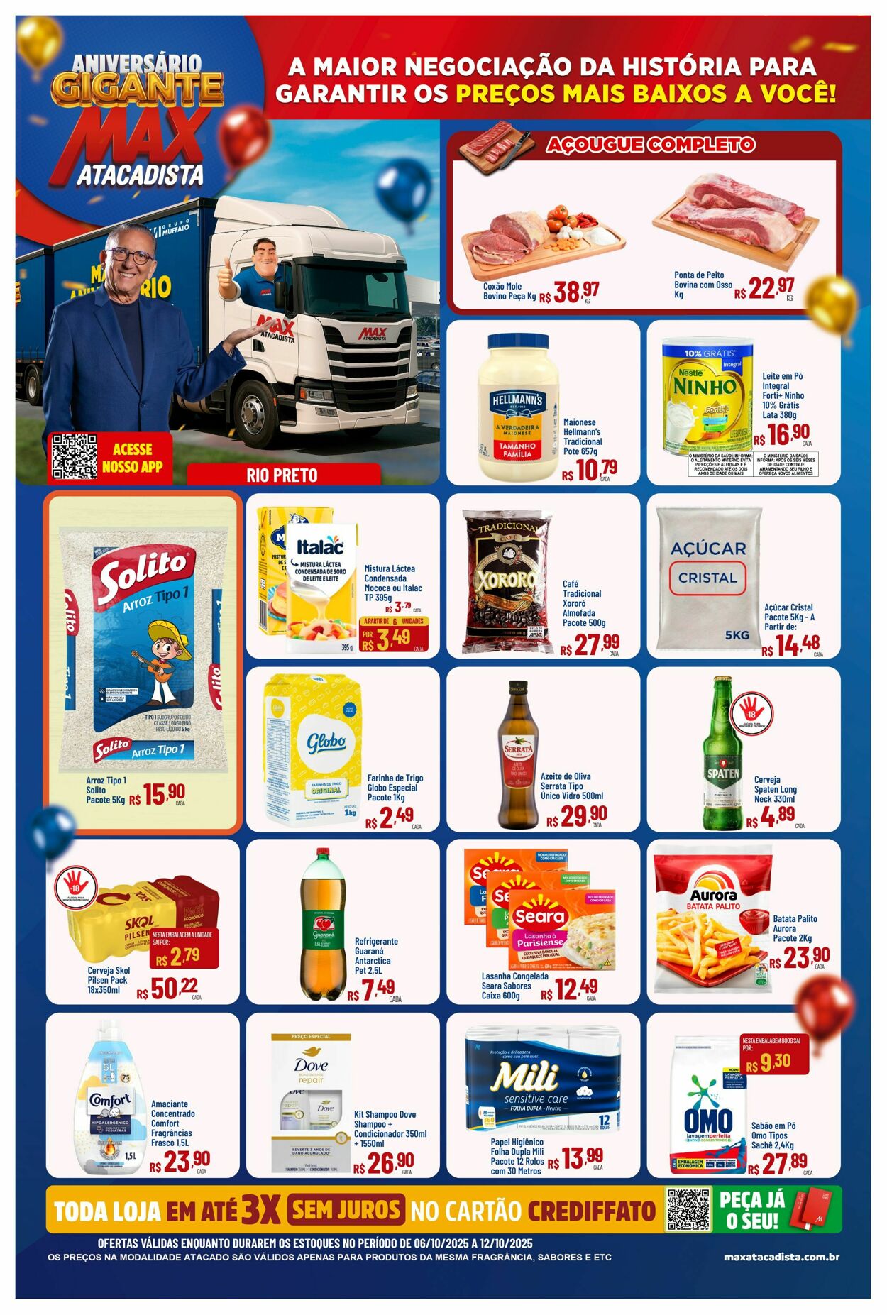 Folheto Max Atacadista 06.10.2025 - 11.10.2025