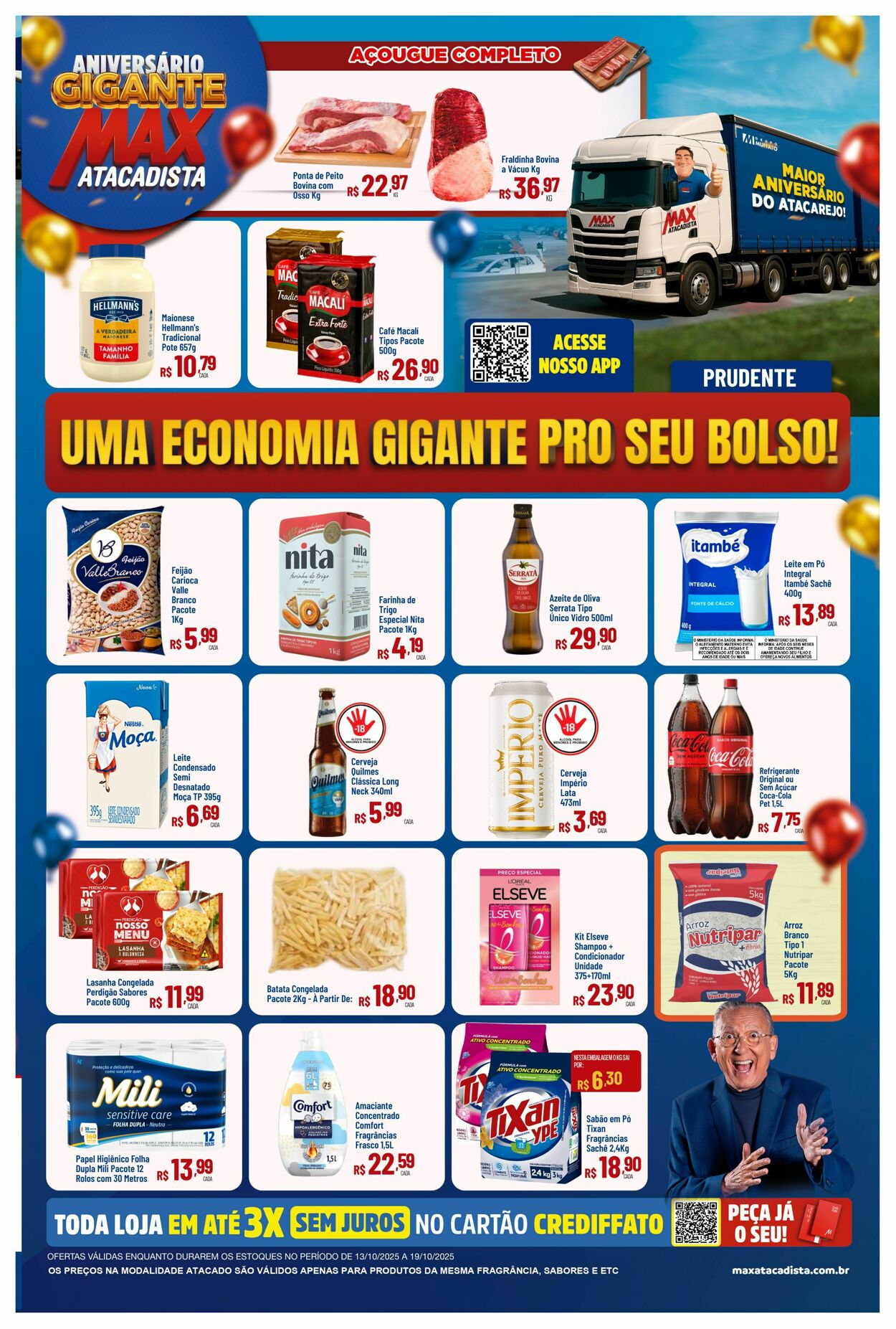 Folheto Max Atacadista 13.10.2025 - 18.10.2025