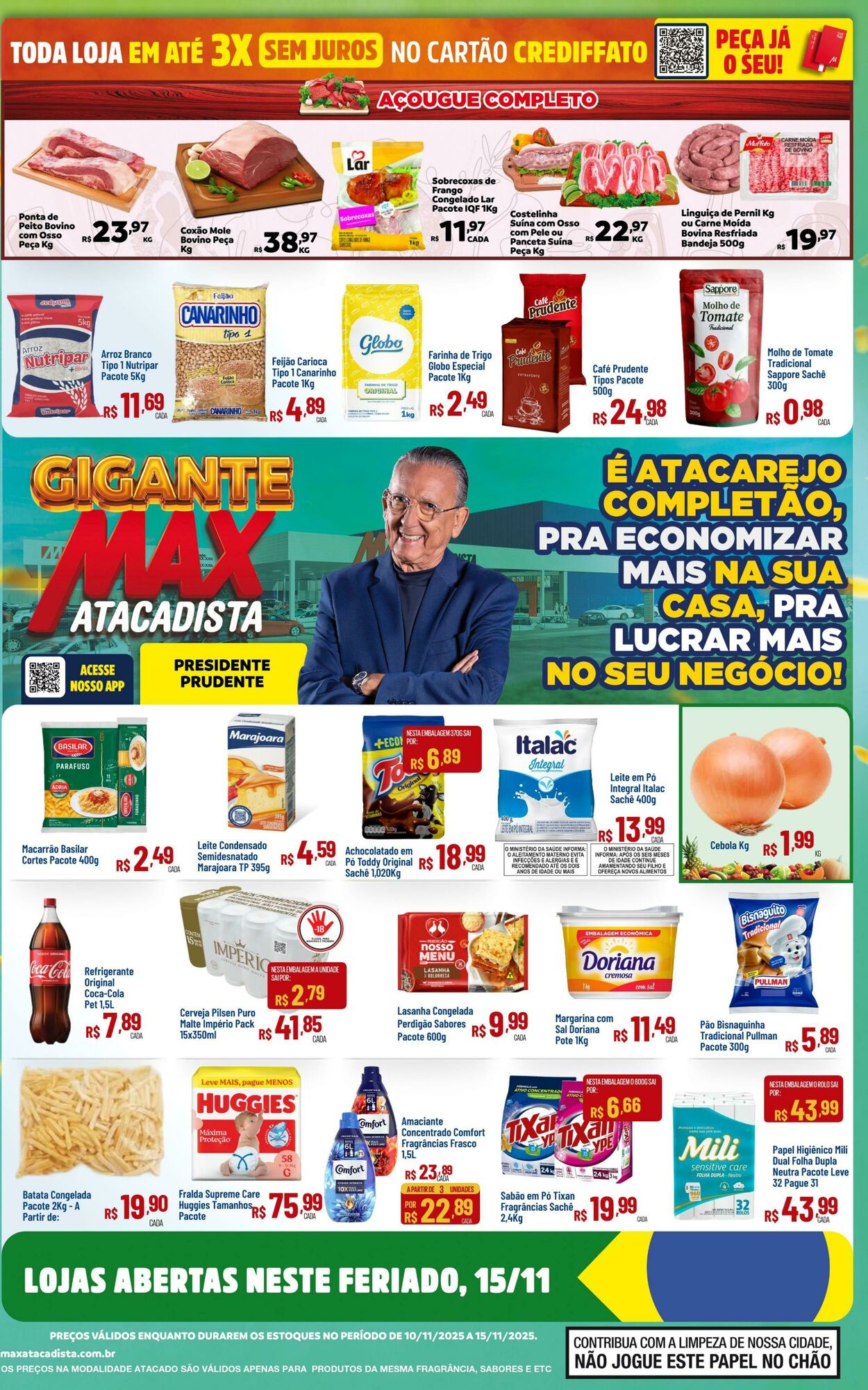 Folheto Max Atacadista 10.11.2025 - 15.11.2025