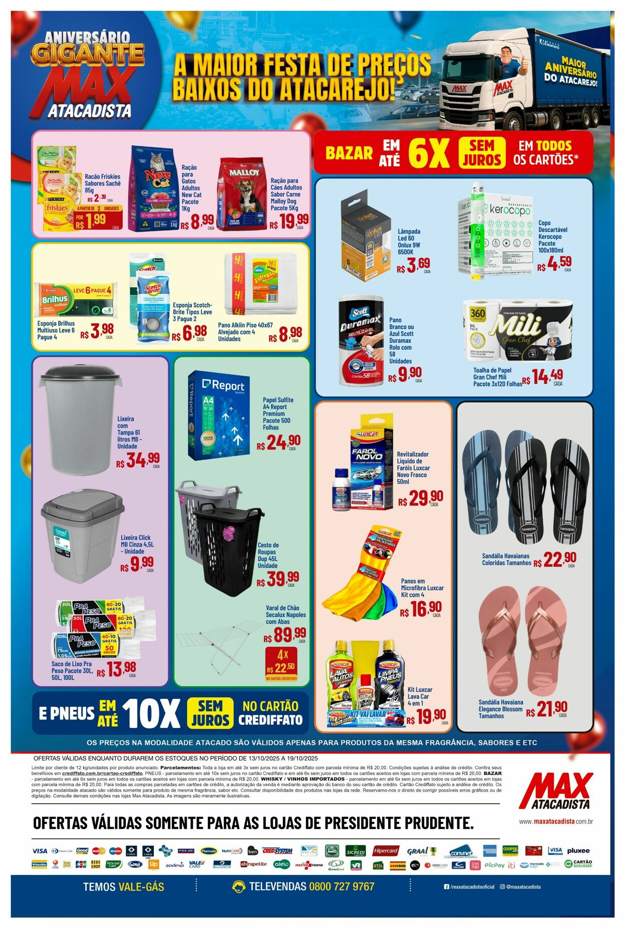 Folheto Max Atacadista 13.10.2025 - 18.10.2025