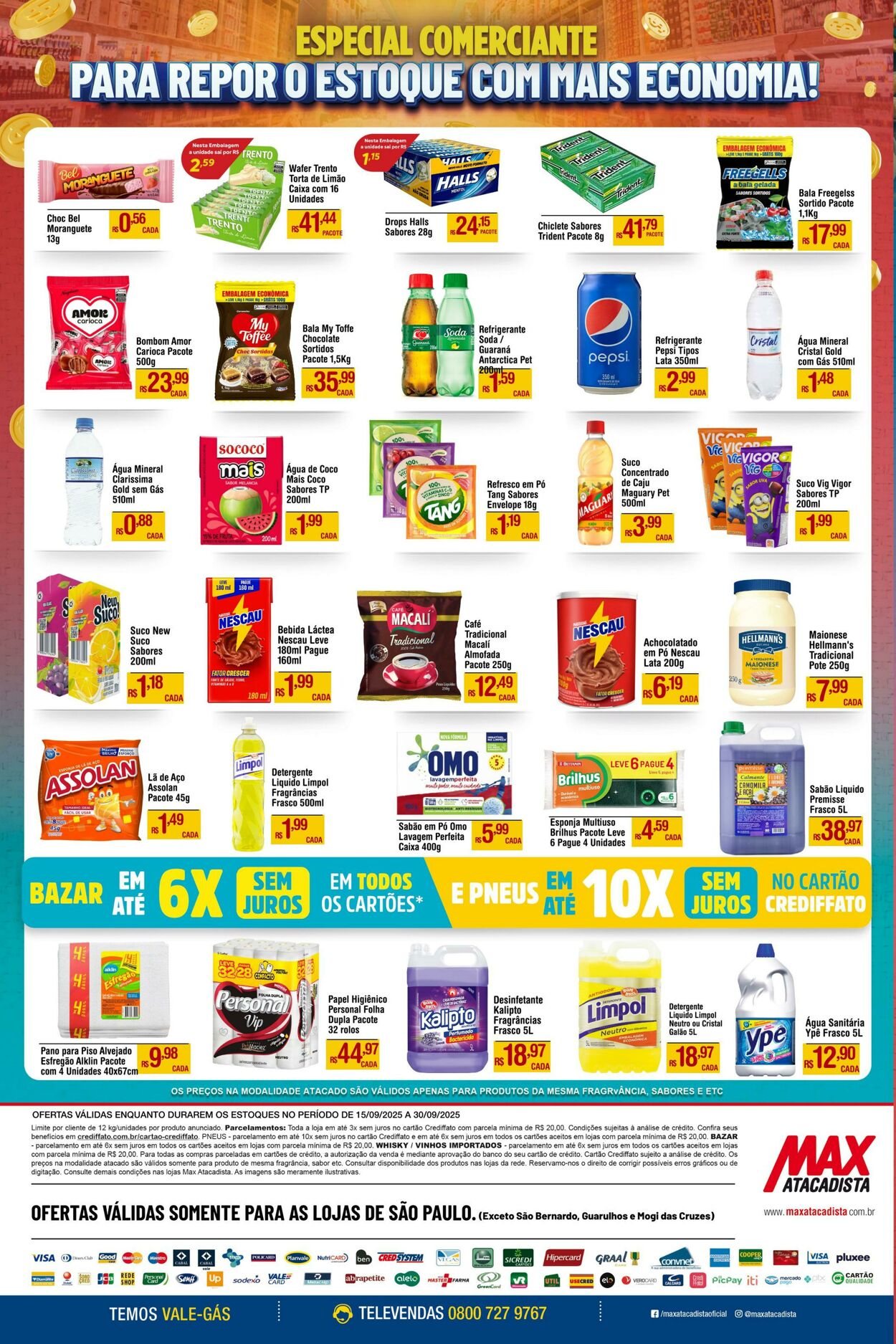 Folheto Max Atacadista 15.09.2025 - 20.09.2025