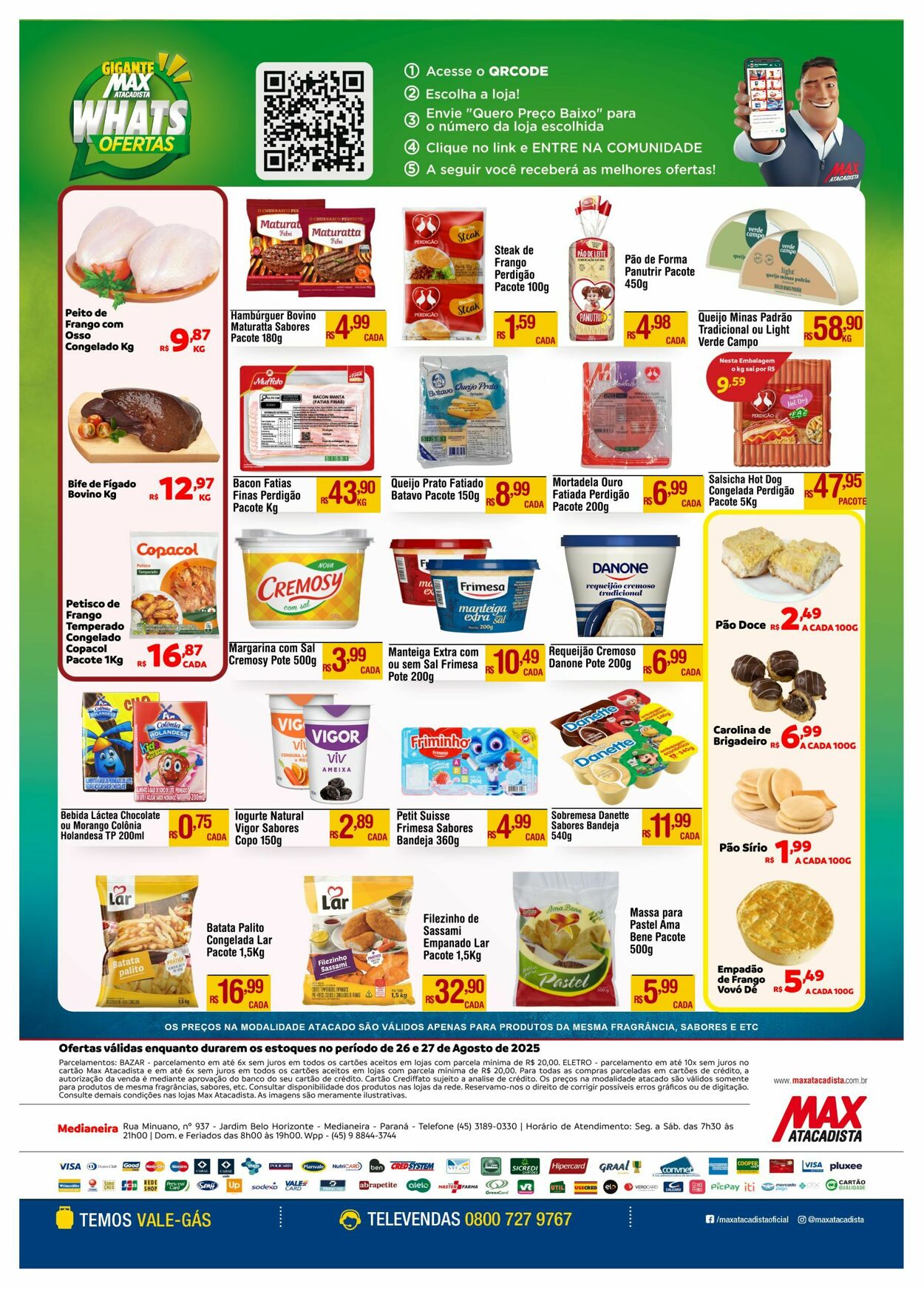 Folheto Max Atacadista 25.08.2025 - 30.08.2025