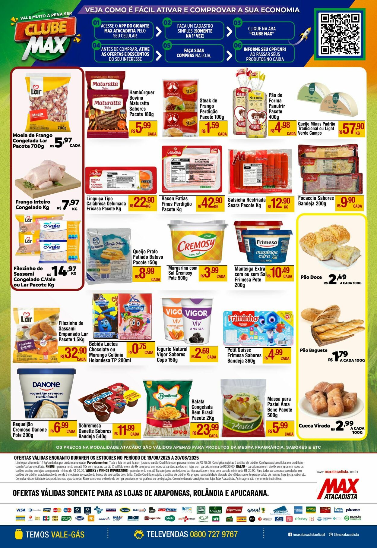 Folheto Max Atacadista 18.08.2025 - 23.08.2025
