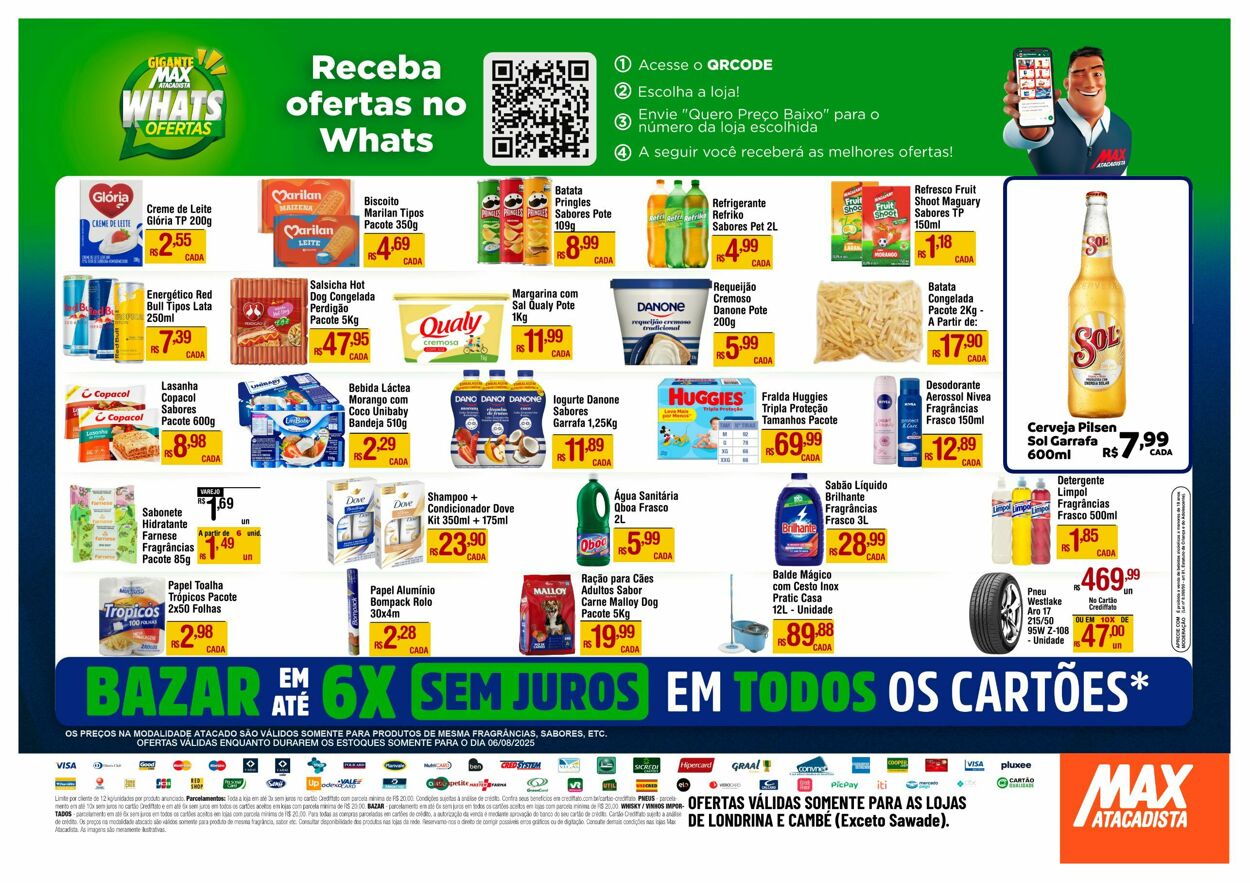 Folheto Max Atacadista 04.08.2025 - 09.08.2025