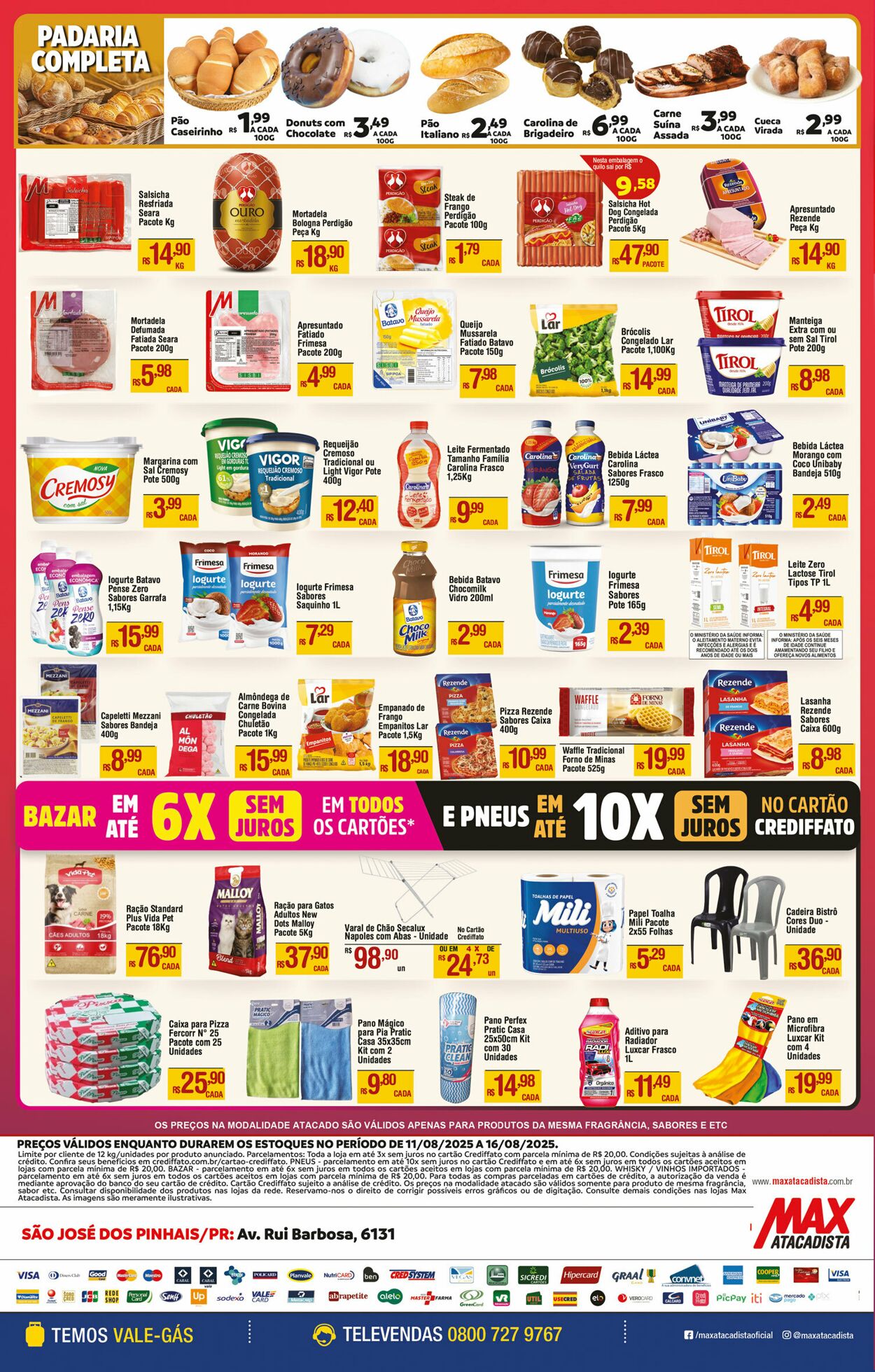 Folheto Max Atacadista 11.08.2025 - 16.08.2025