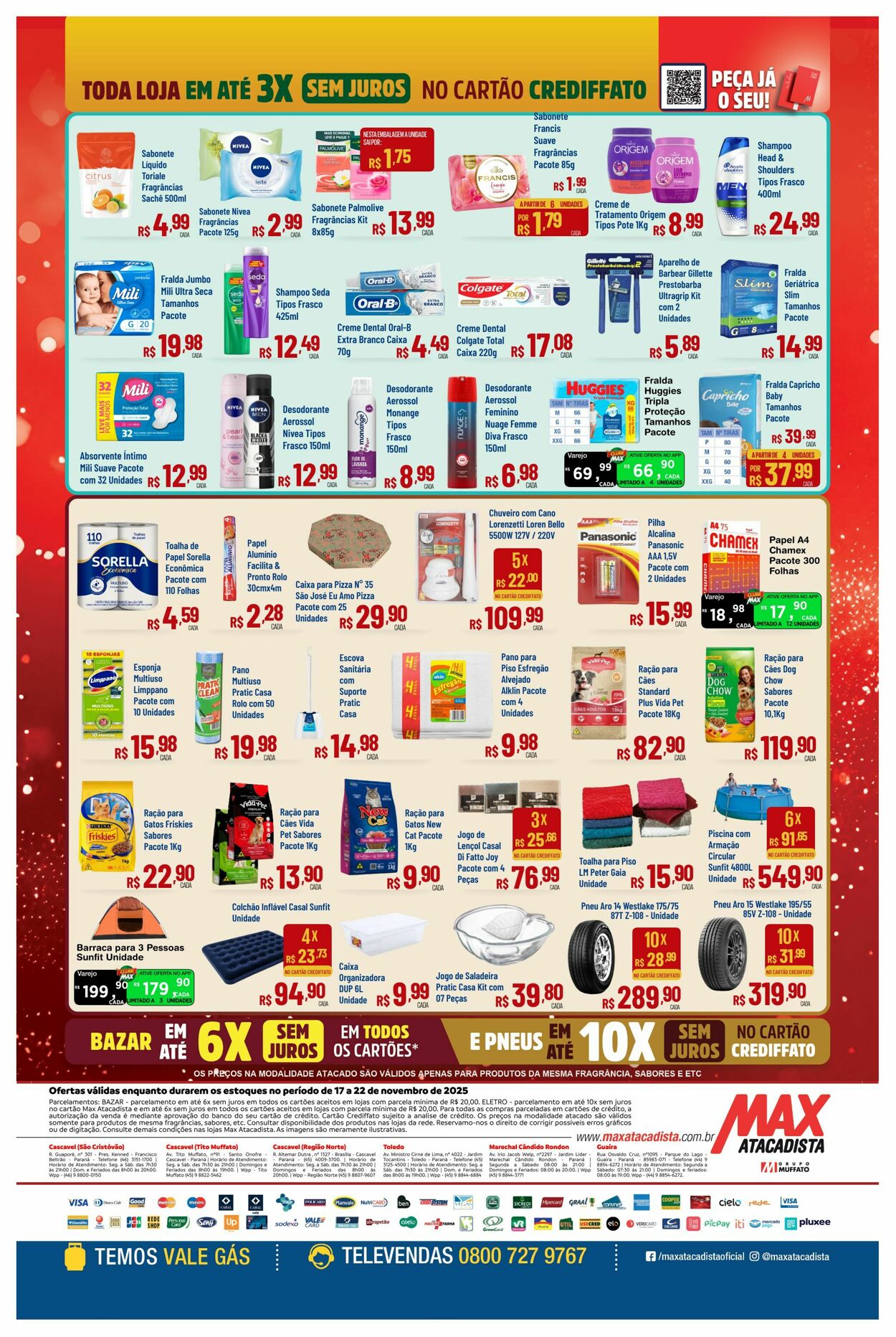 Folheto Max Atacadista 17.11.2025 - 22.11.2025
