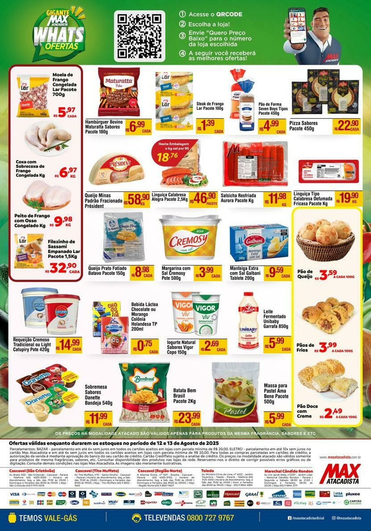 Folheto Max Atacadista 11.08.2025 - 16.08.2025