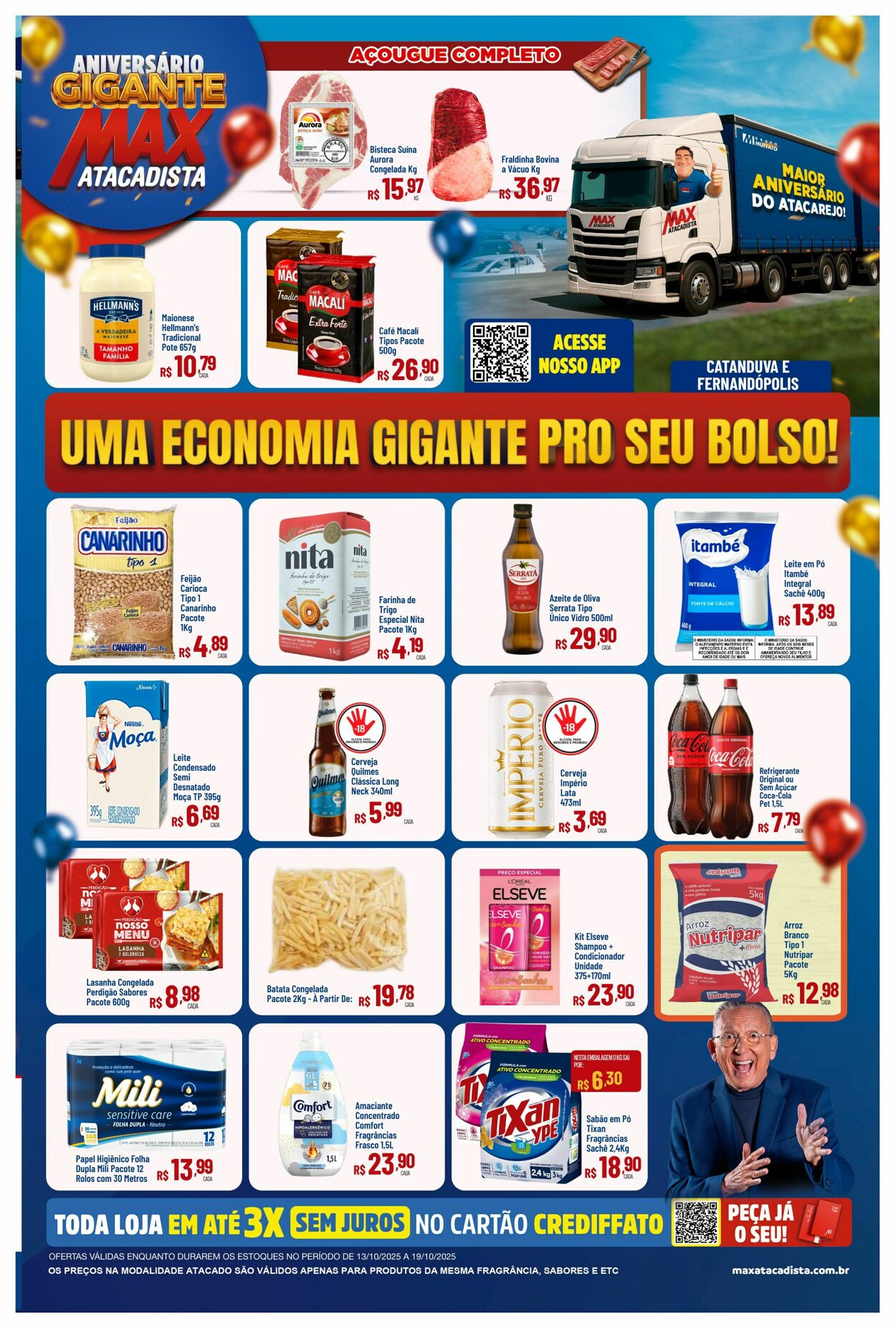 Folheto Max Atacadista 13.10.2025 - 18.10.2025