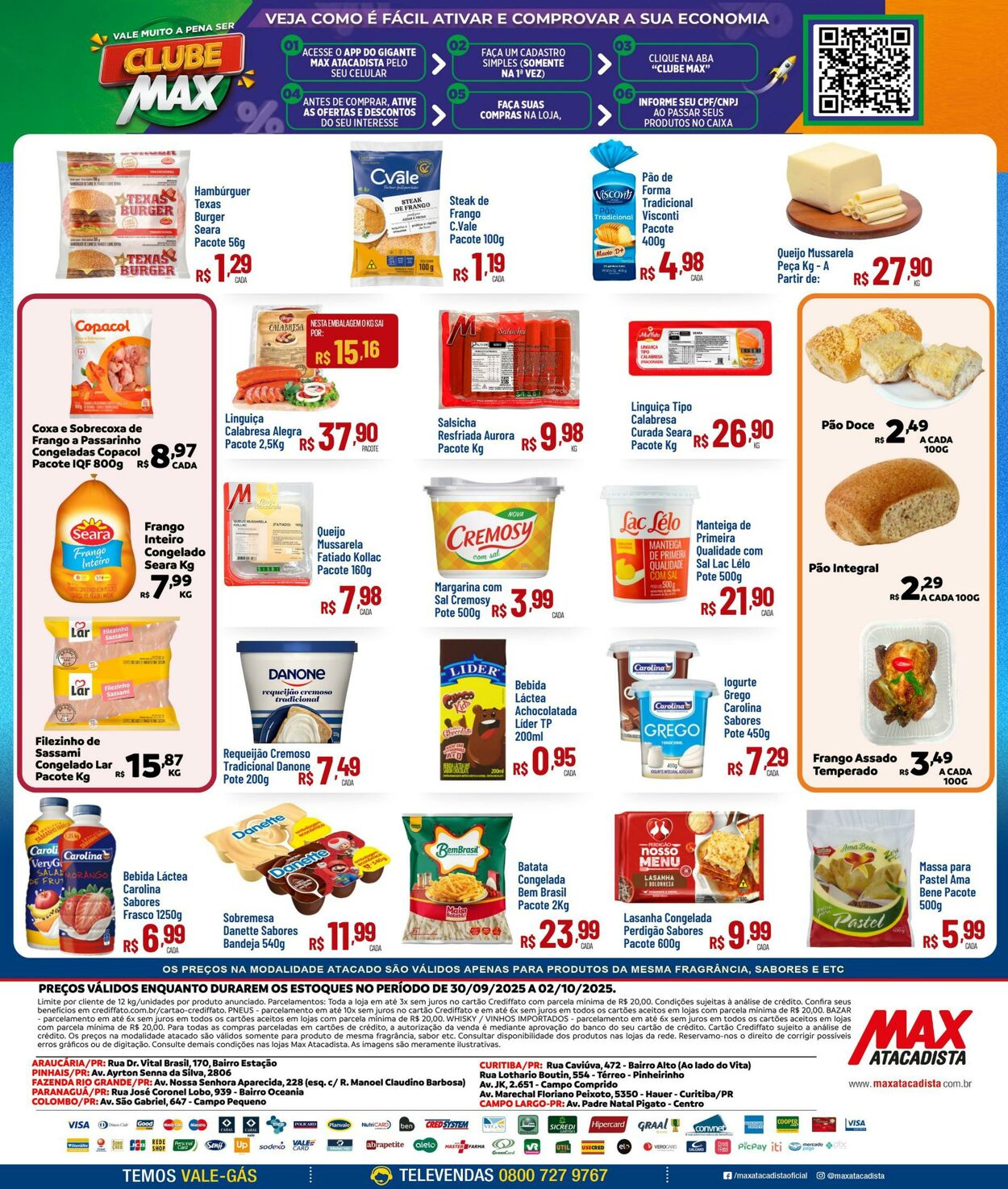 Folheto Max Atacadista 29.09.2025 - 04.10.2025
