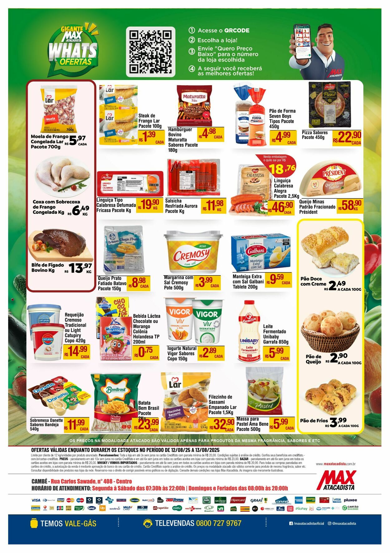 Folheto Max Atacadista 11.08.2025 - 16.08.2025