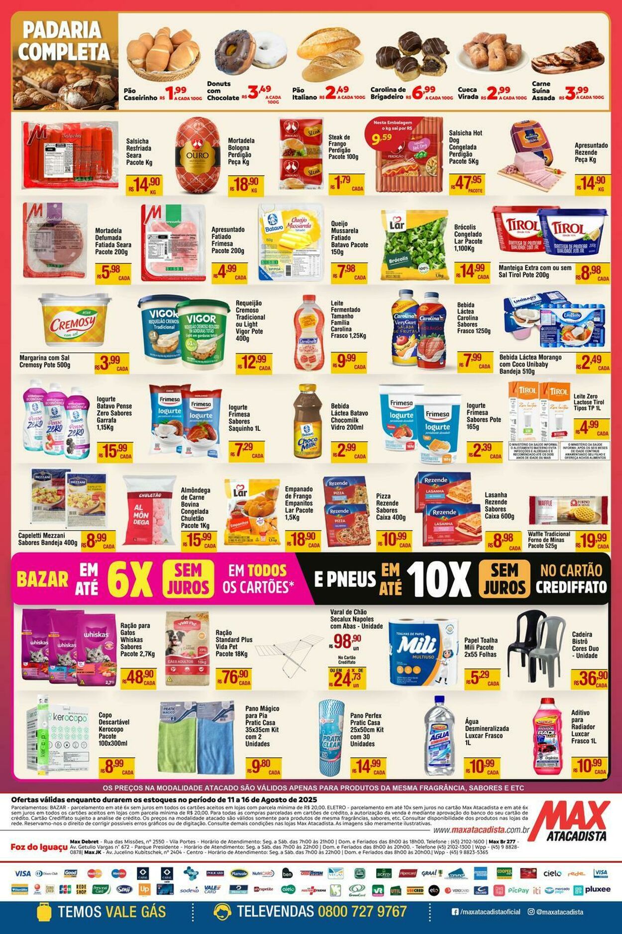 Folheto Max Atacadista 11.08.2025 - 16.08.2025