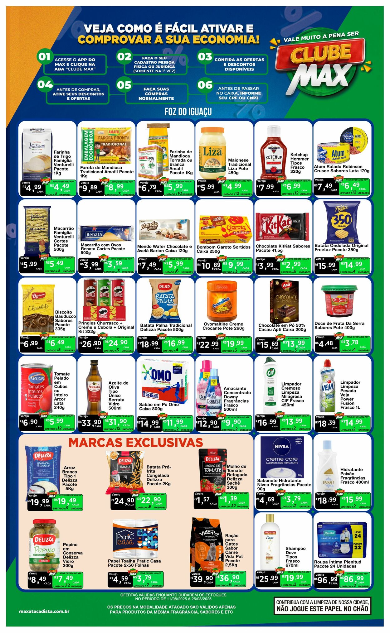 Folheto Max Atacadista 11.08.2025 - 16.08.2025