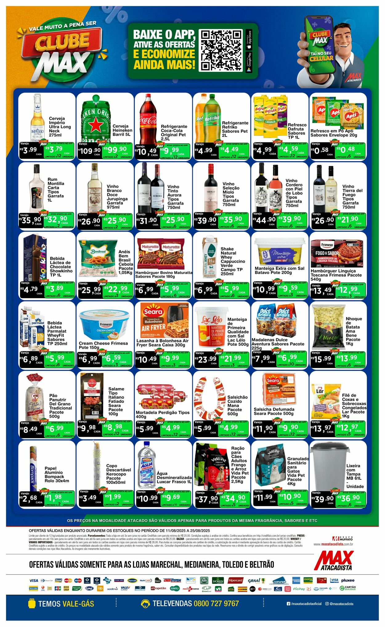 Folheto Max Atacadista 11.08.2025 - 16.08.2025