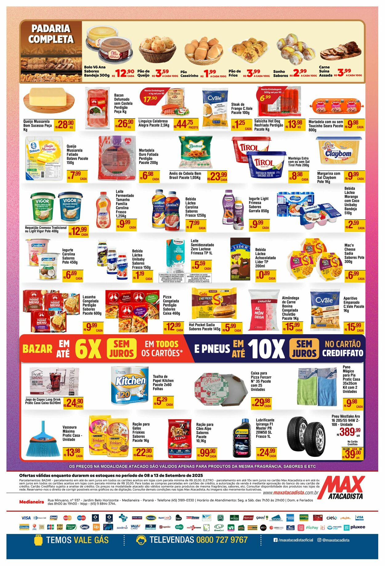 Folheto Max Atacadista 08.09.2025 - 13.09.2025