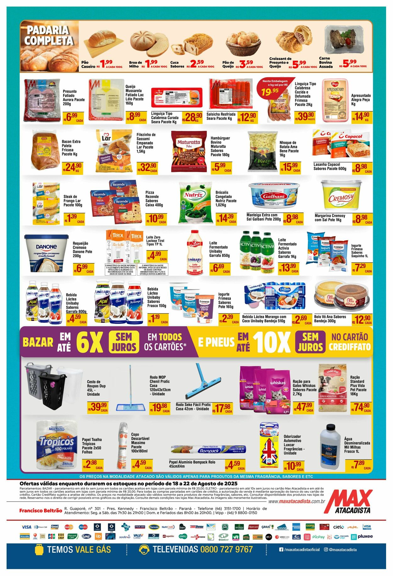 Folheto Max Atacadista 18.08.2025 - 23.08.2025