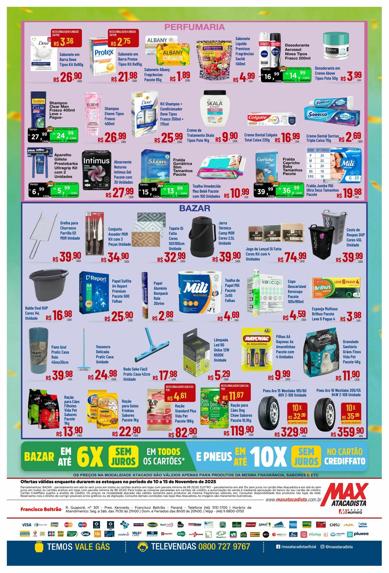 Folheto Max Atacadista 10.11.2025 - 15.11.2025
