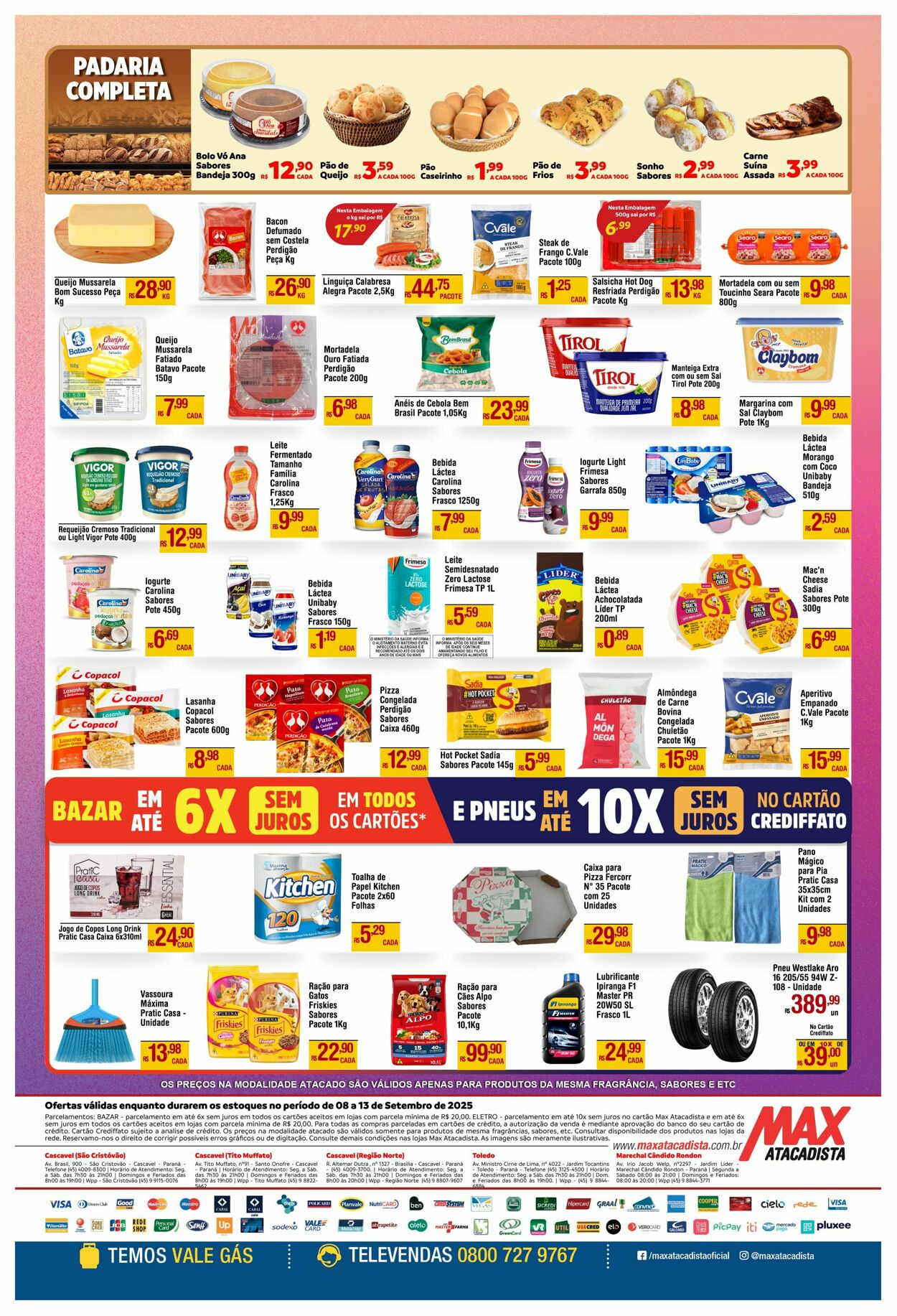 Folheto Max Atacadista 08.09.2025 - 13.09.2025