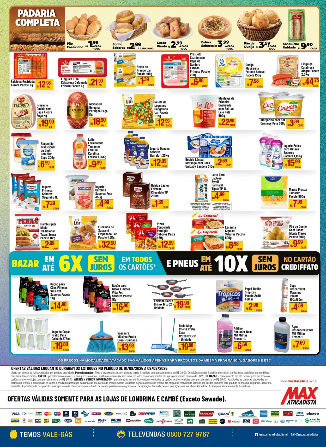 Folheto Max Atacadista 04.08.2025 - 09.08.2025