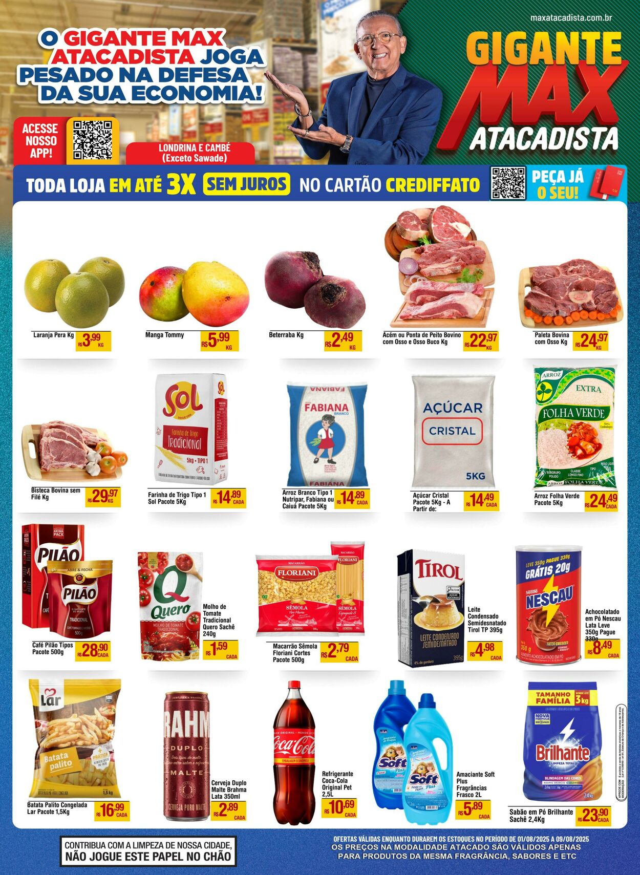 Folheto Max Atacadista 04.08.2025 - 09.08.2025