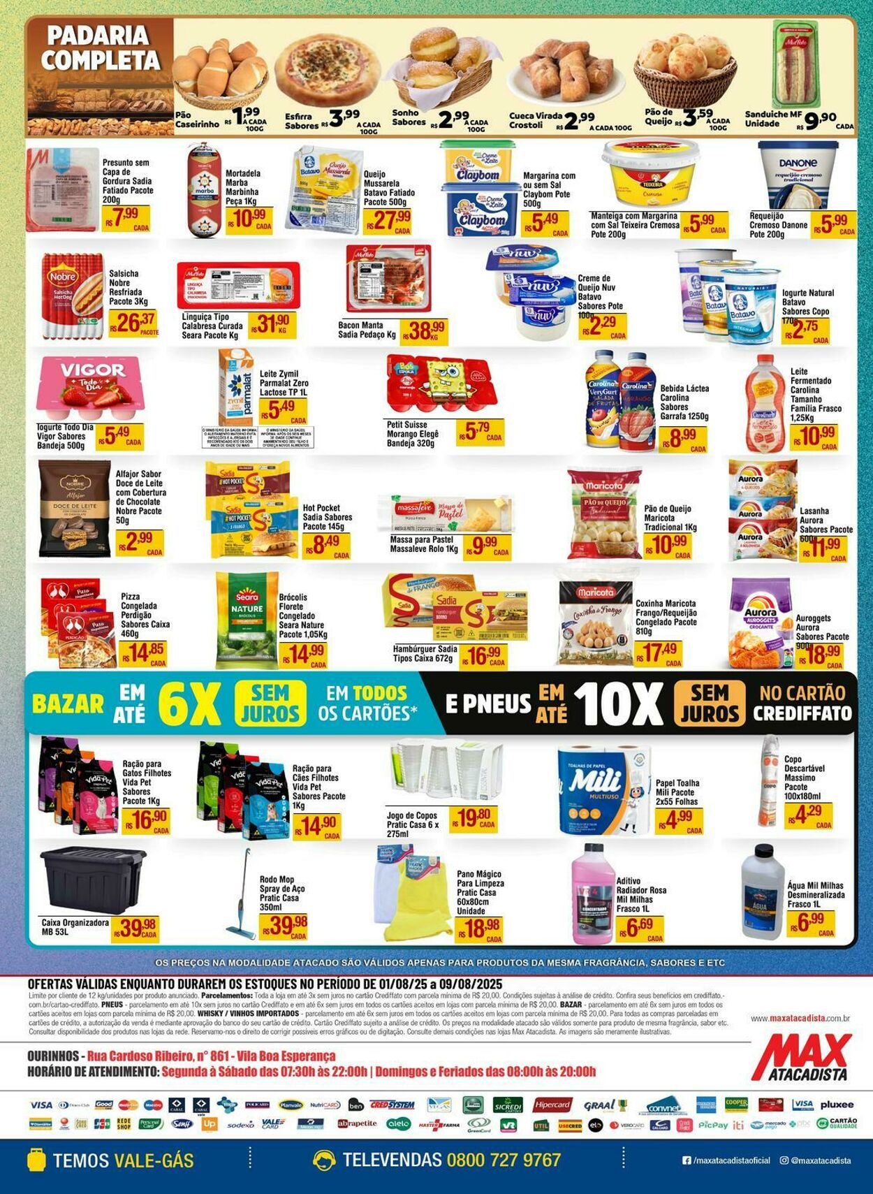 Folheto Max Atacadista 04.08.2025 - 09.08.2025