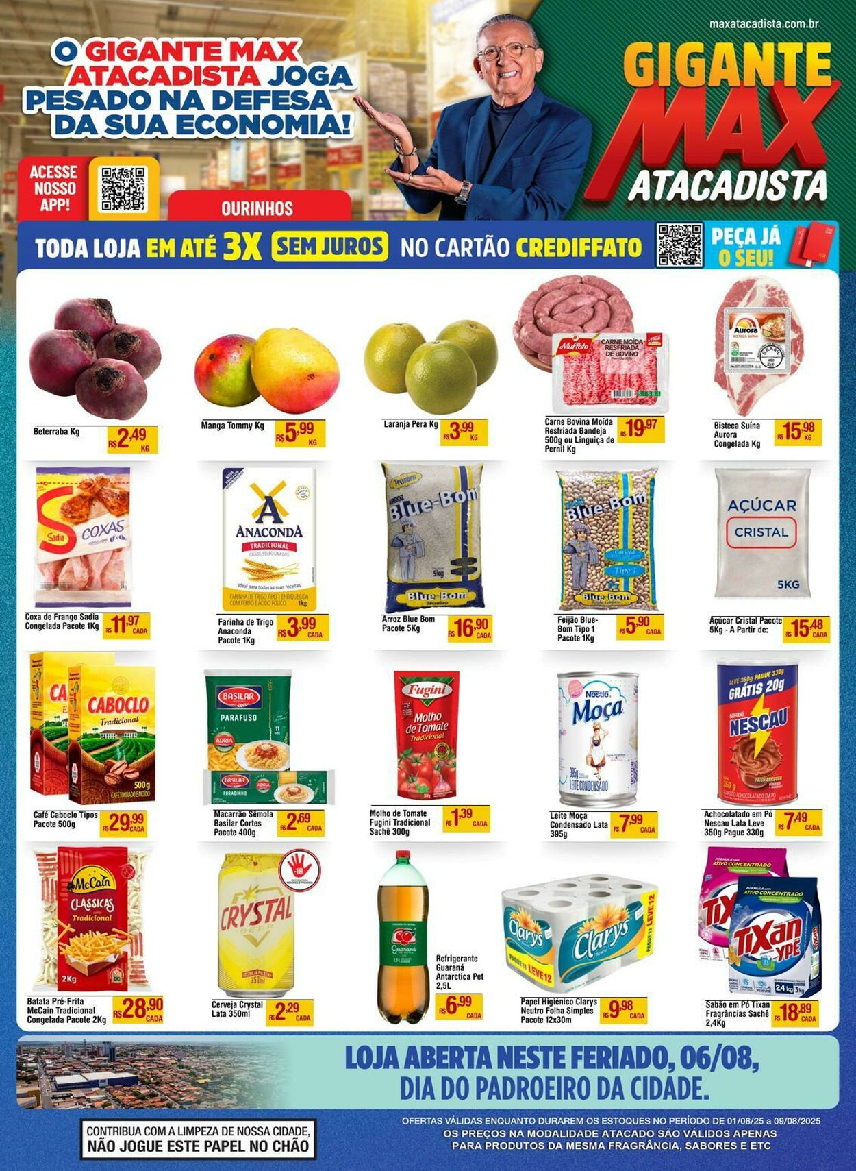 Folheto Max Atacadista 04.08.2025 - 09.08.2025
