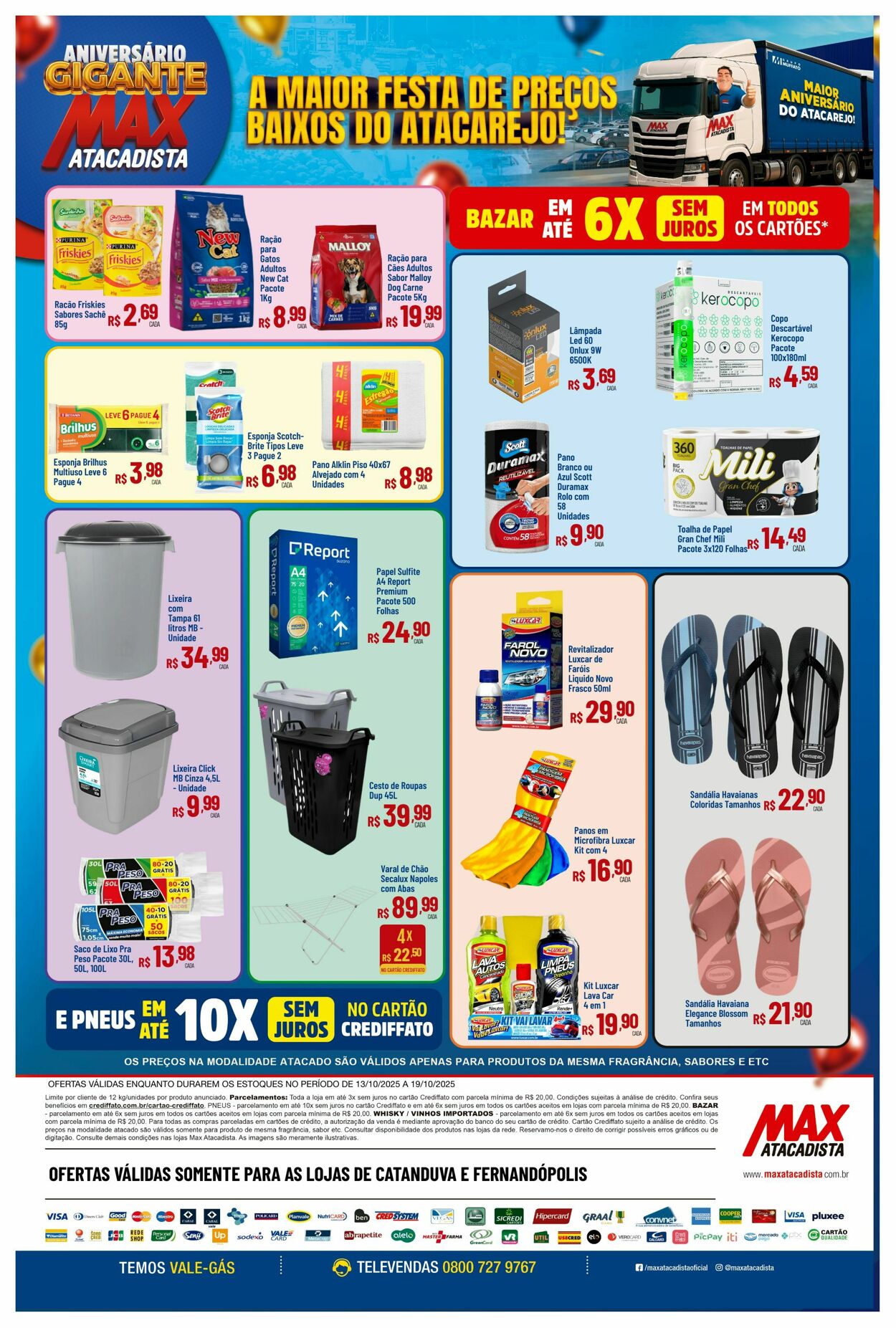 Folheto Max Atacadista 13.10.2025 - 18.10.2025