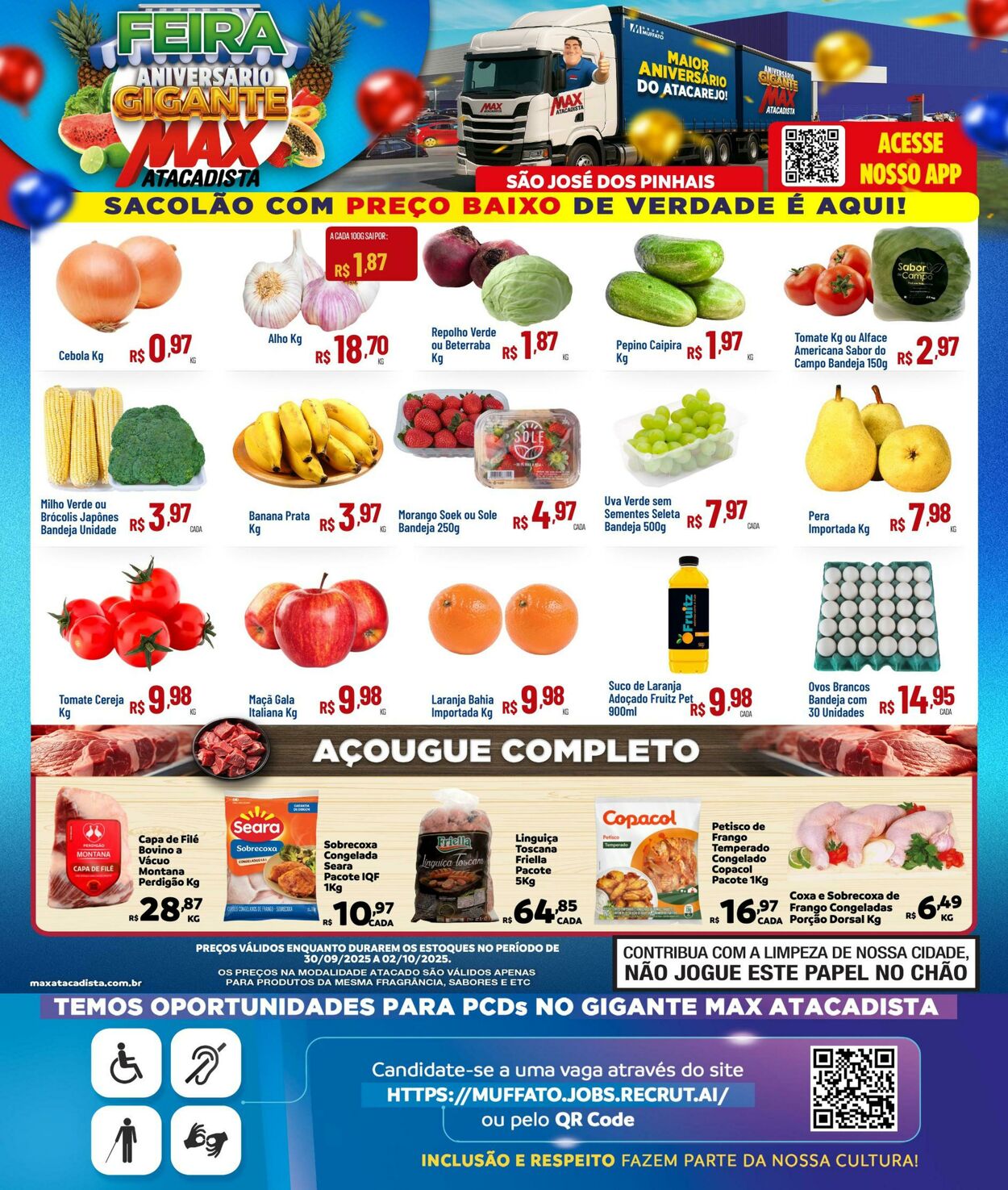 Folheto Max Atacadista 29.09.2025 - 04.10.2025