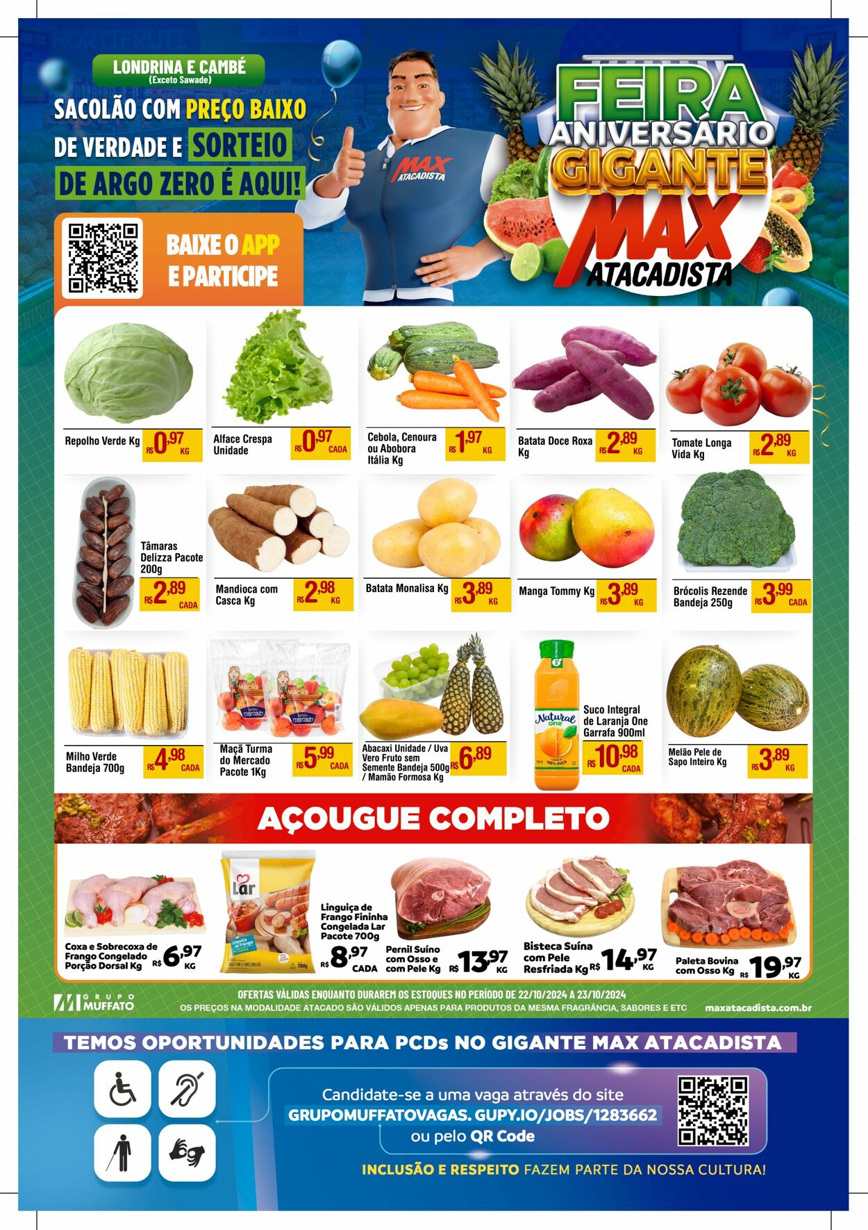 Folheto Max Atacadista 21.10.2024 - 26.10.2024