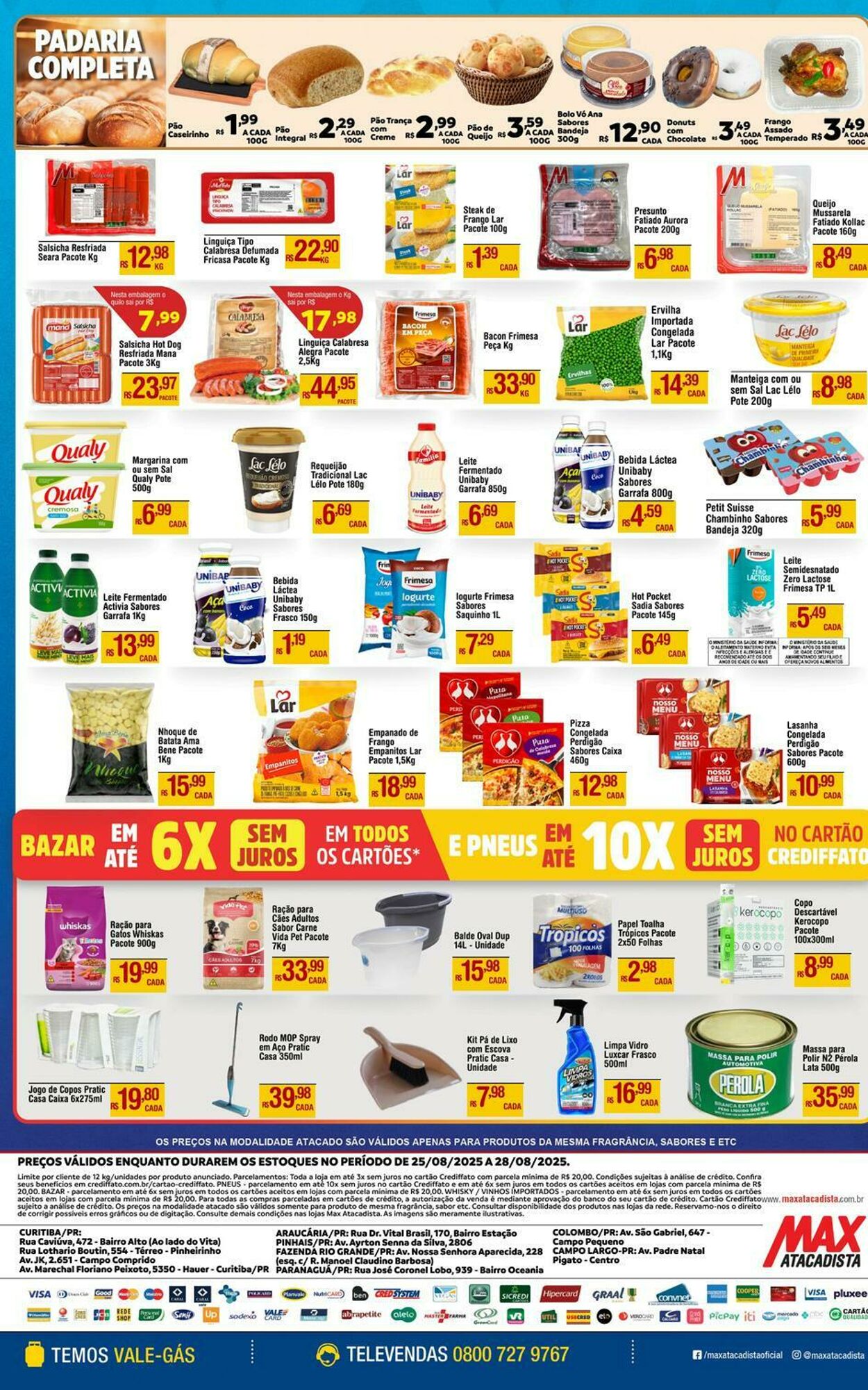Folheto Max Atacadista 25.08.2025 - 30.08.2025
