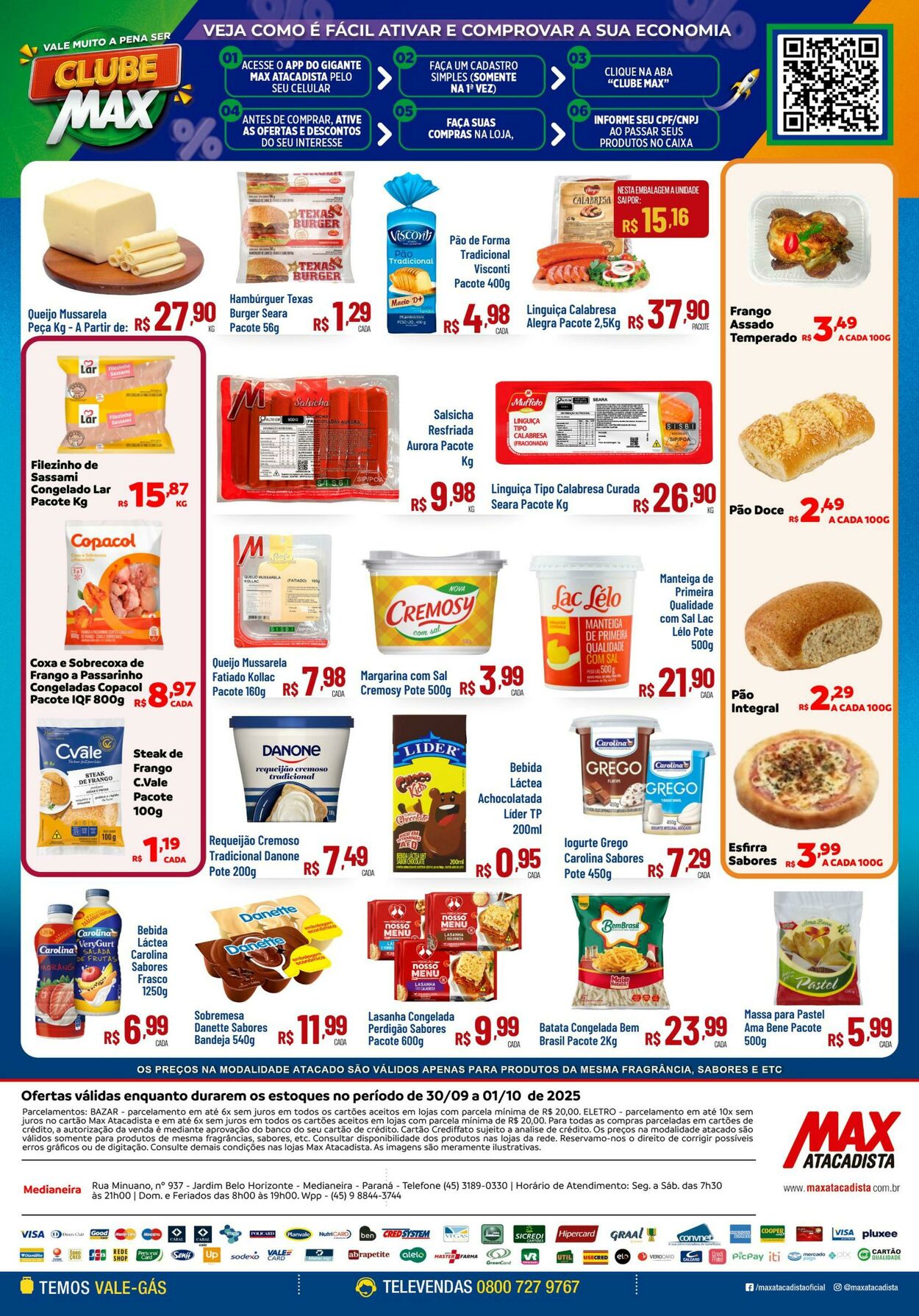Folheto Max Atacadista 29.09.2025 - 04.10.2025